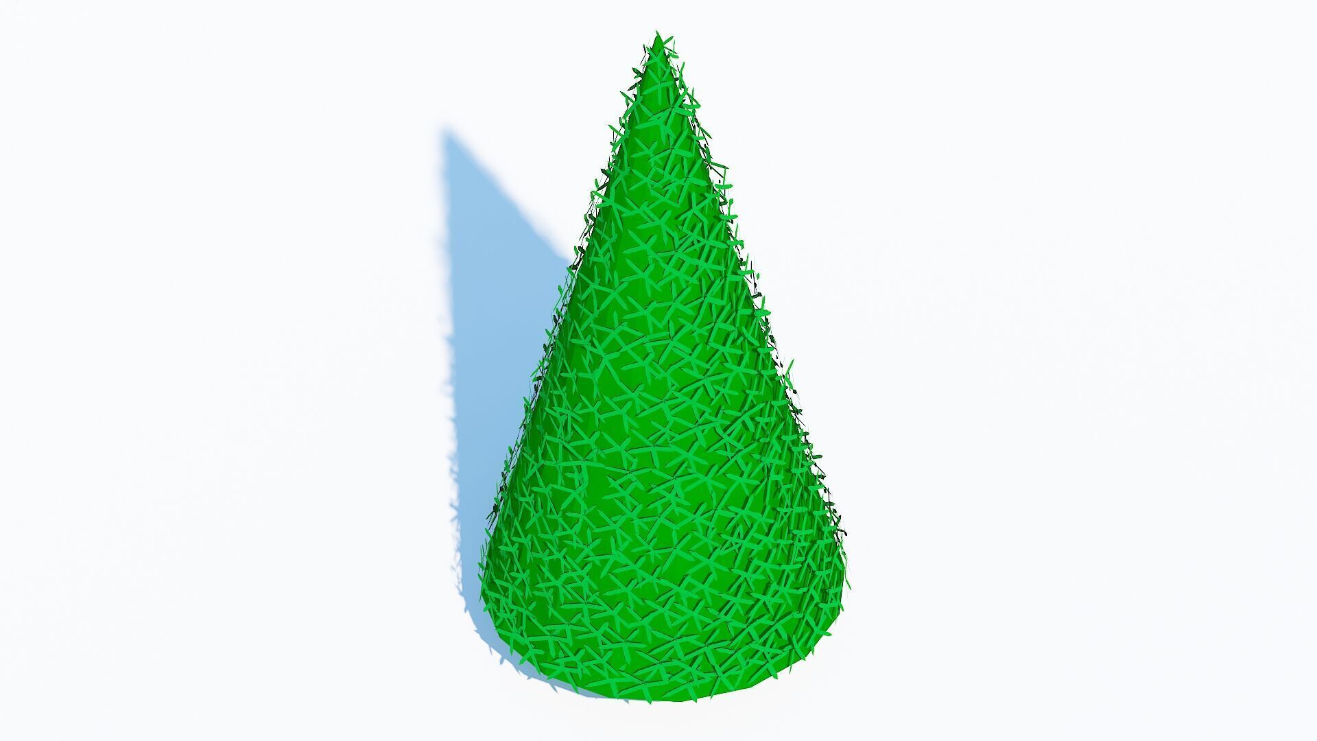 Taxus Media-Pyramidal  Low-poly 3D model_1