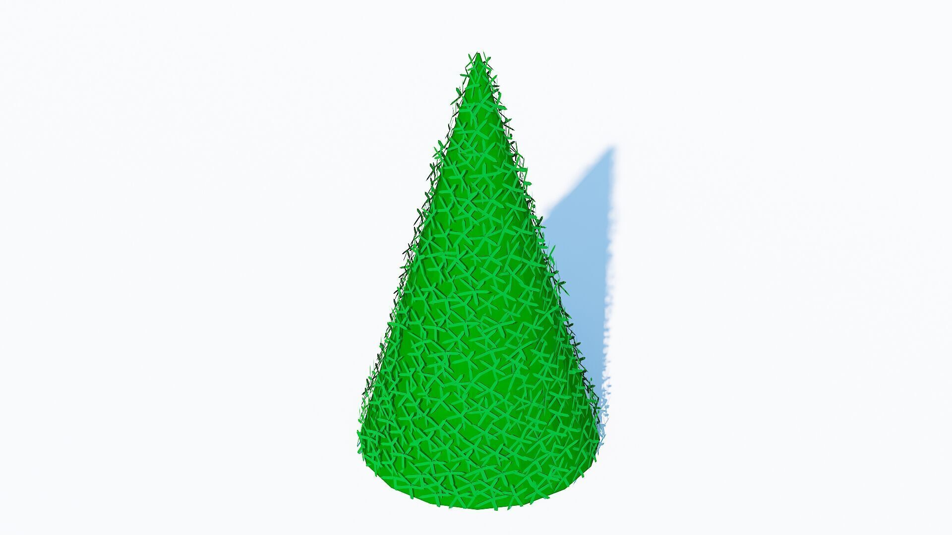 Taxus Media-Pyramidal  Low-poly 3D model_2
