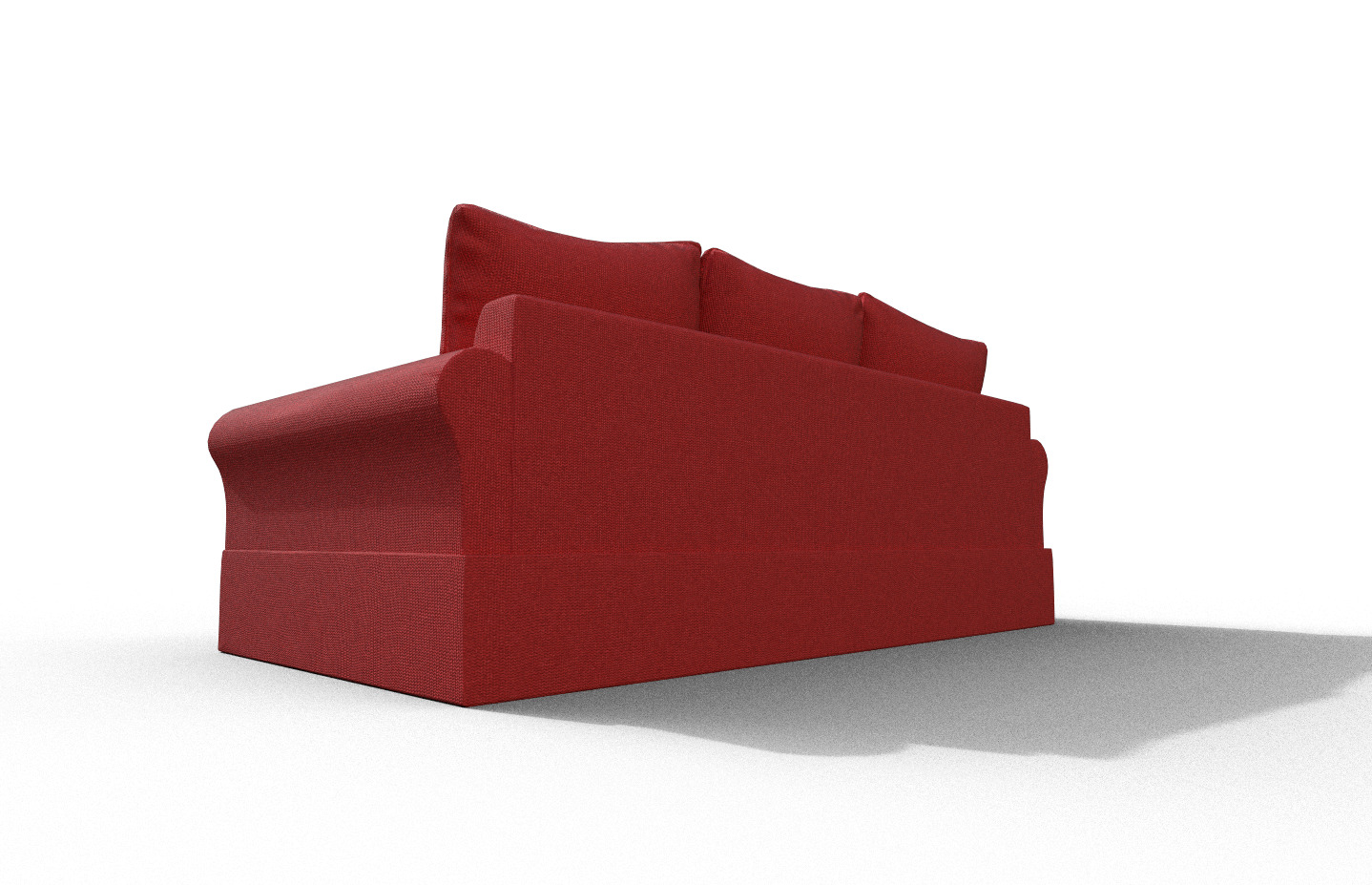 High-Quality 3D Sofa Low-poly 3D model_3