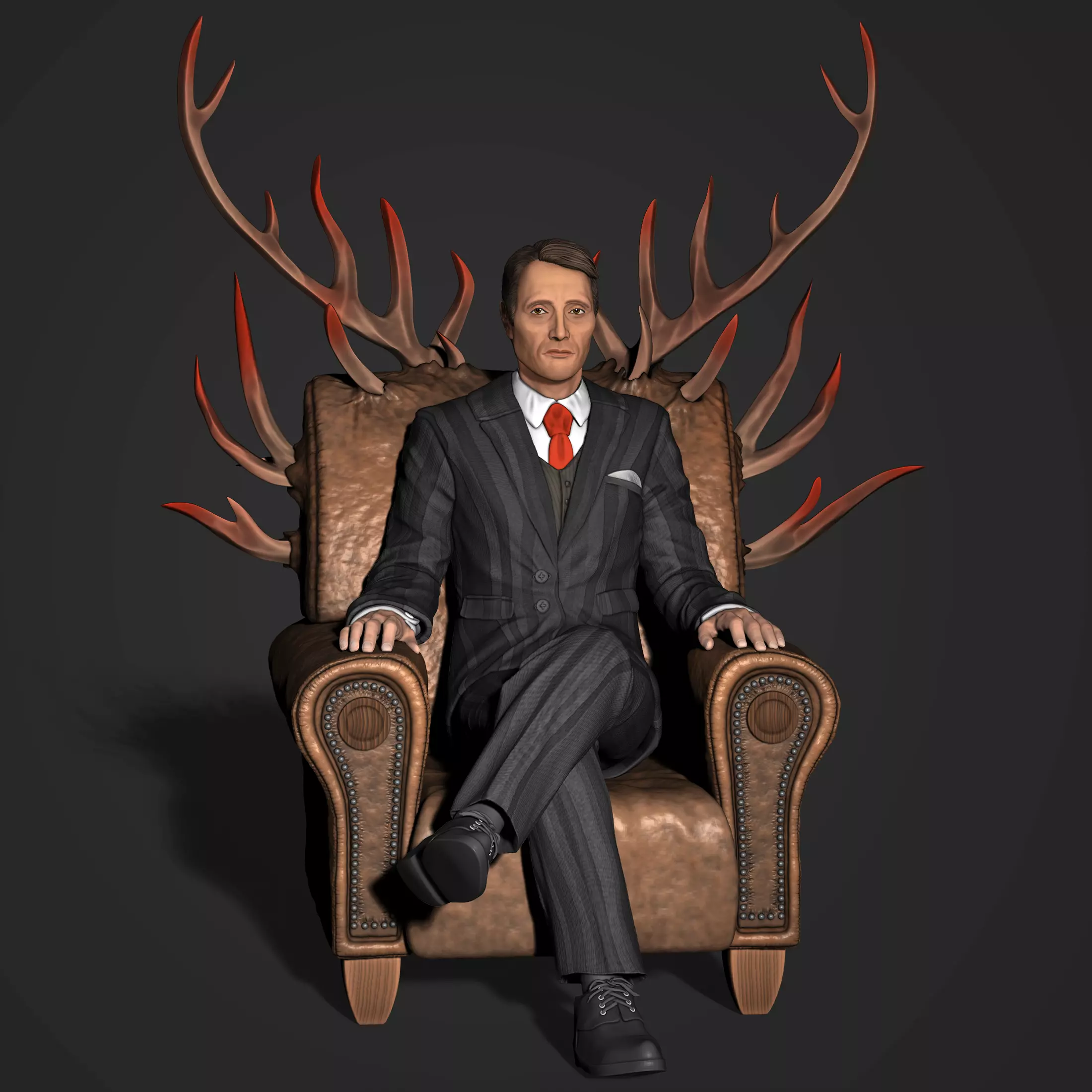 Mads Mikkelsen Hannibal 3D print model