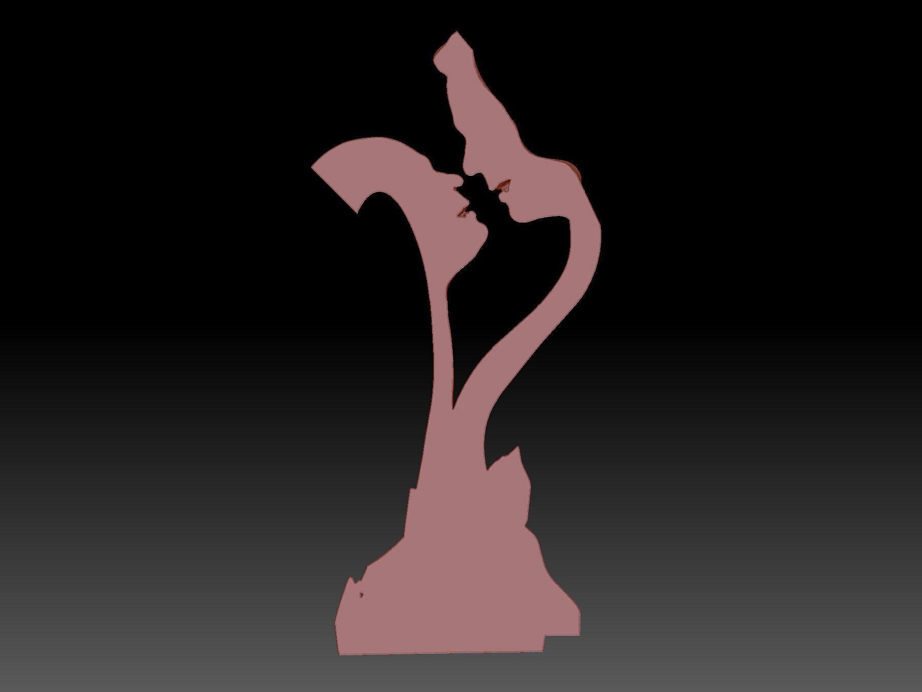 Faces 3D print model_2