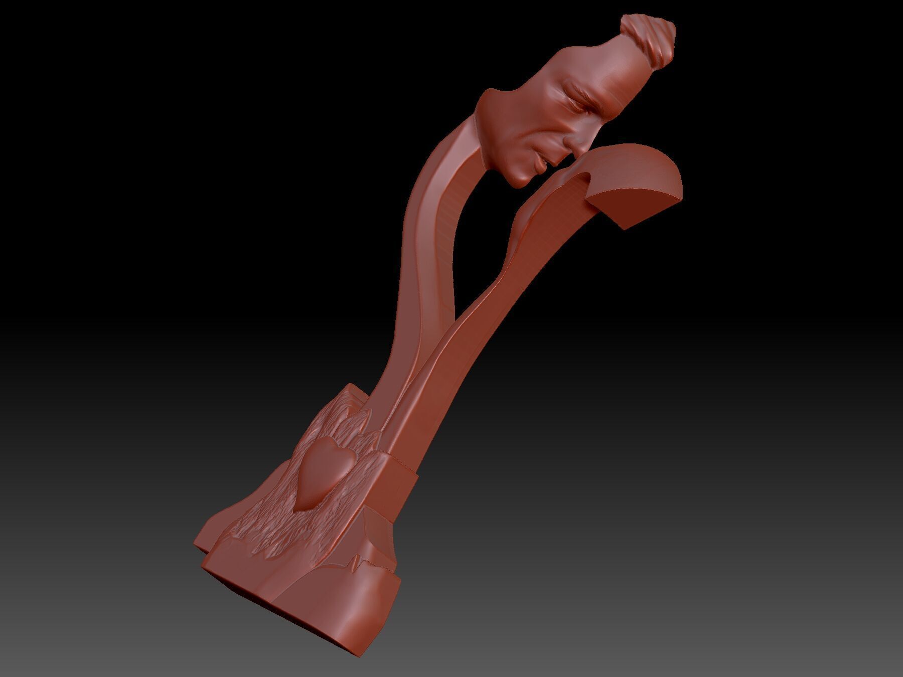 Faces 3D print model_4