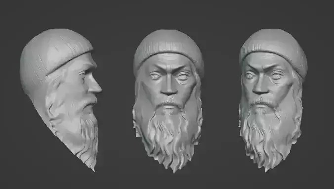 Wise Sage Bust  3D print model