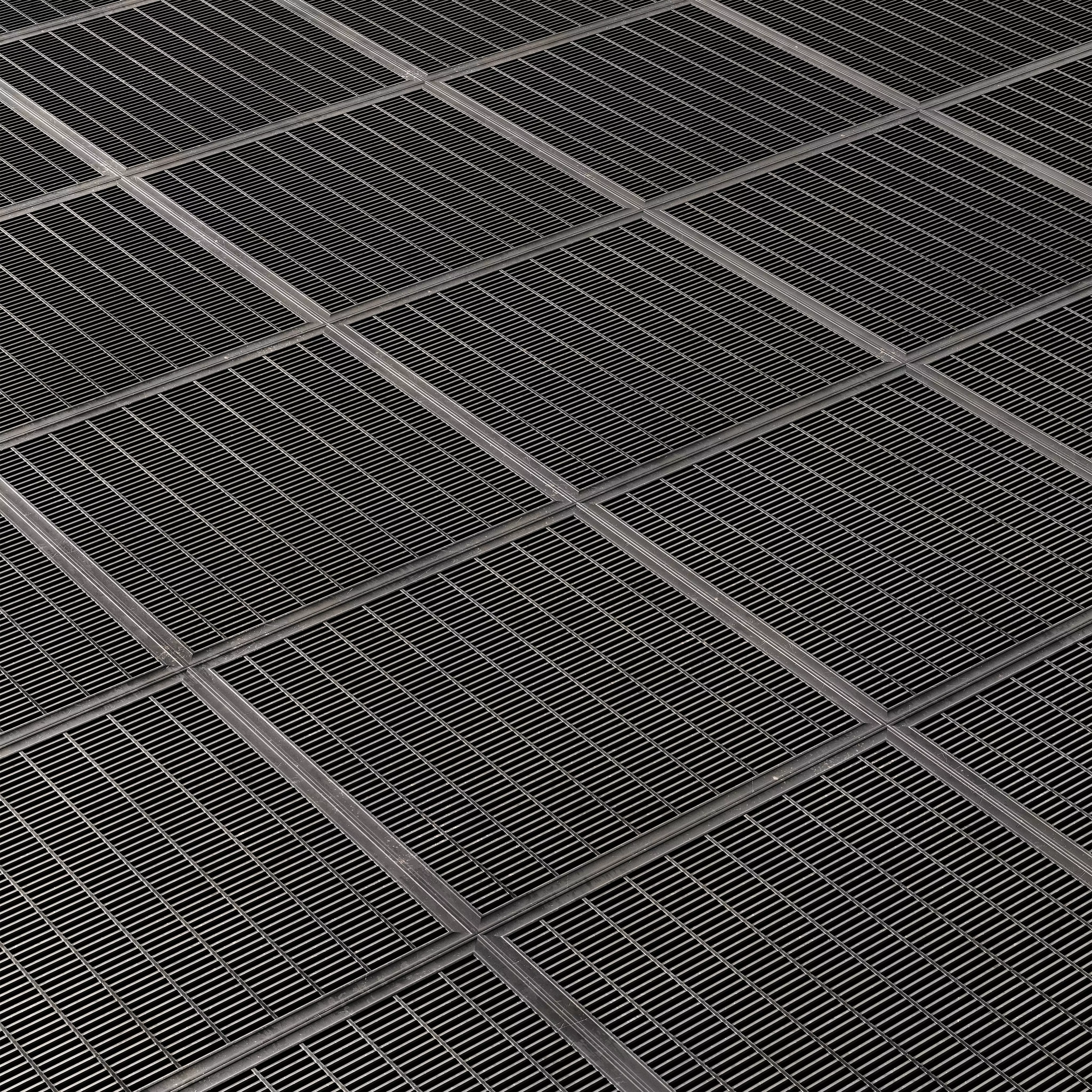 Expanded Metal Mesh Panel Seamless Texture_0