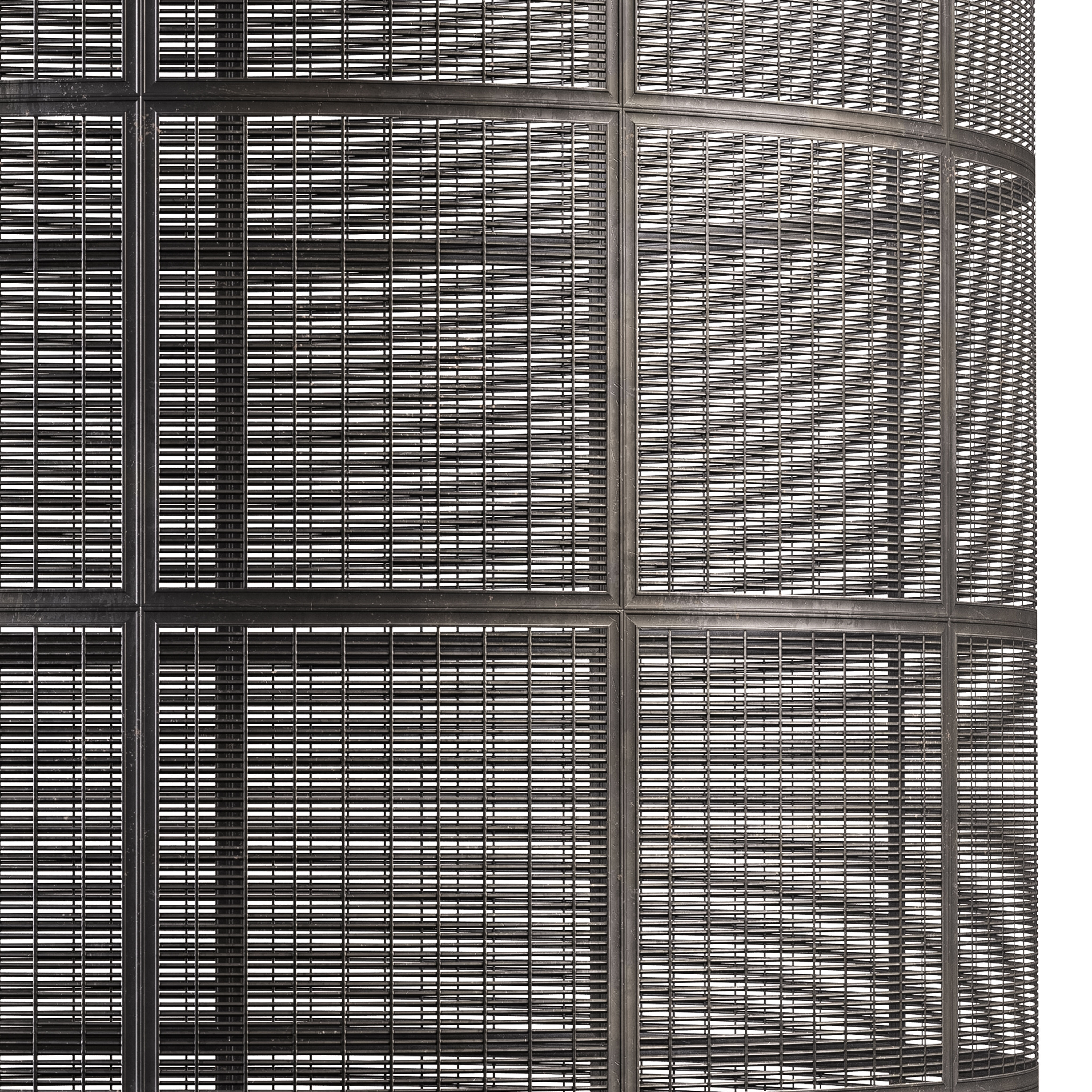 Expanded Metal Mesh Panel Seamless Texture_7