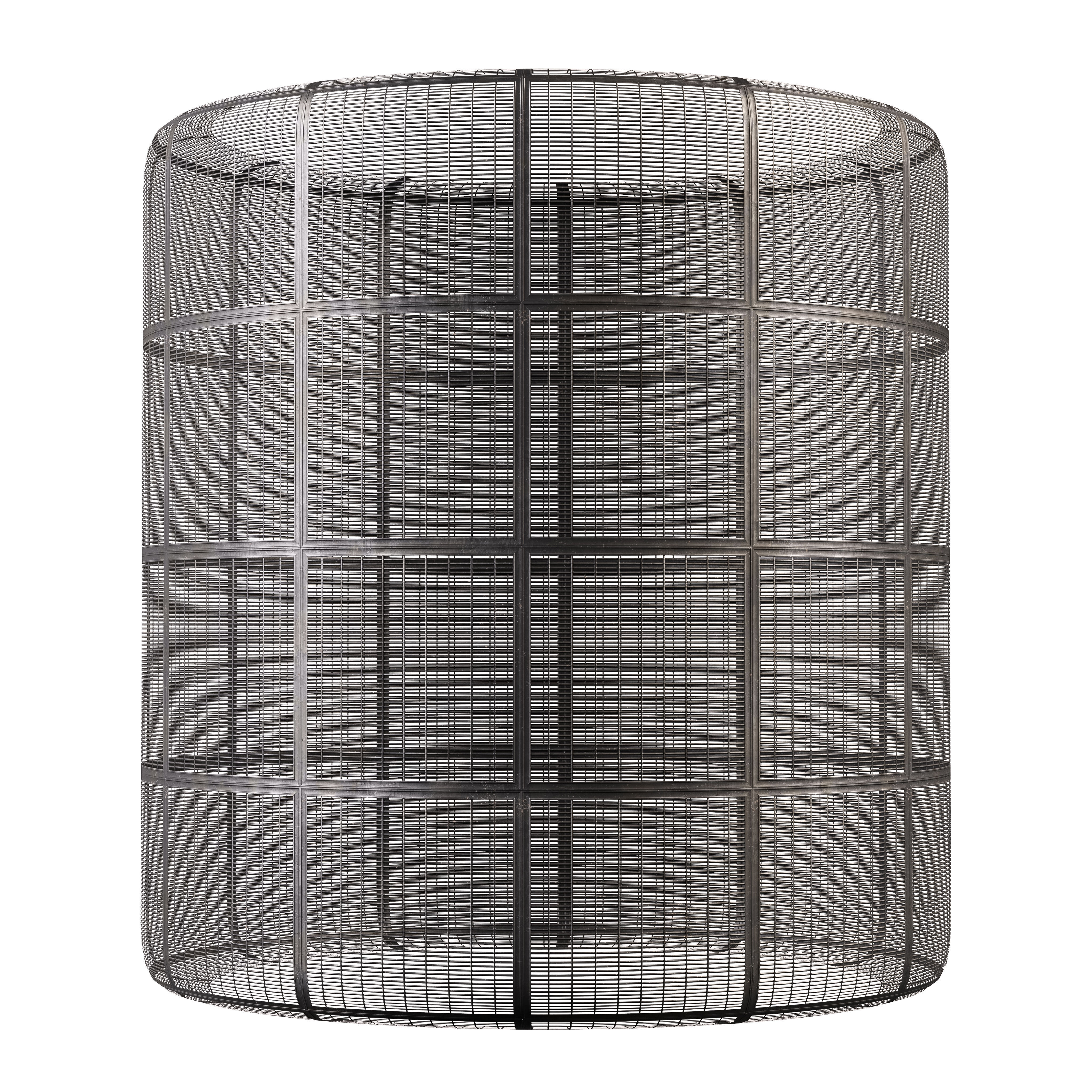 Expanded Metal Mesh Panel Seamless Texture_3