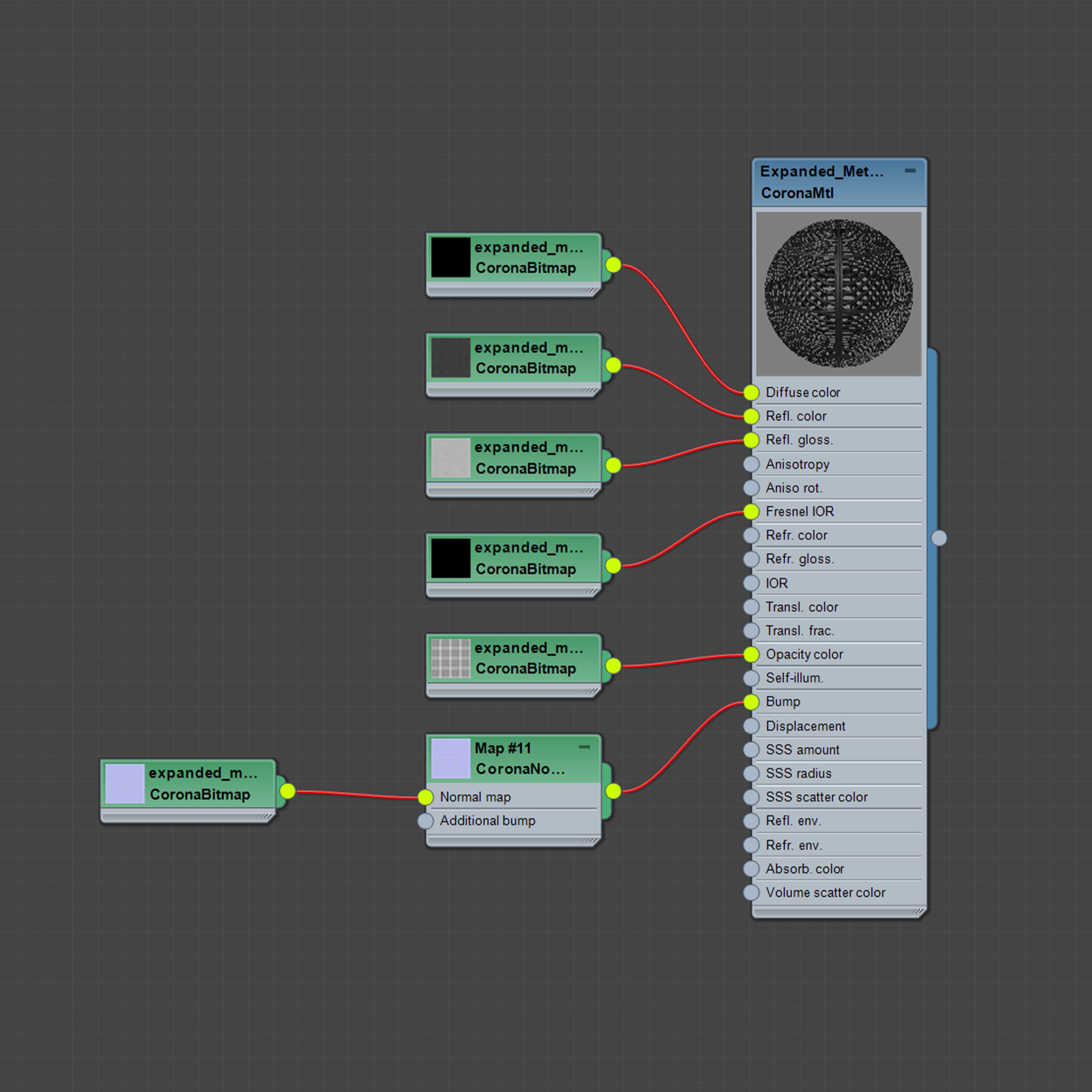 Expanded Metal Mesh Panel Seamless Texture_6
