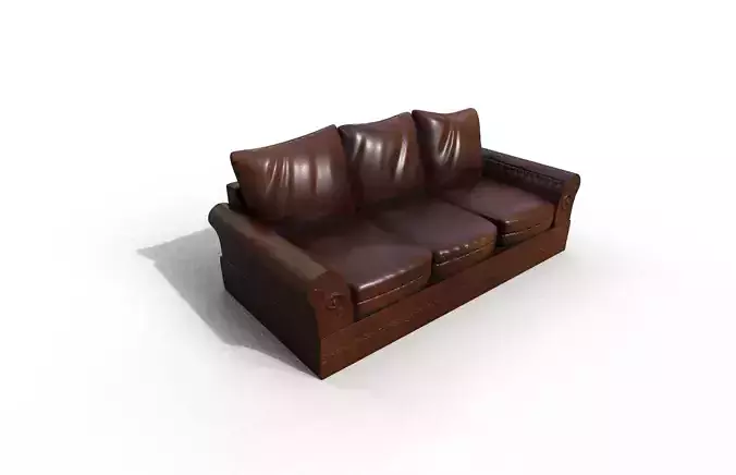 High-Quality 3D Sofa