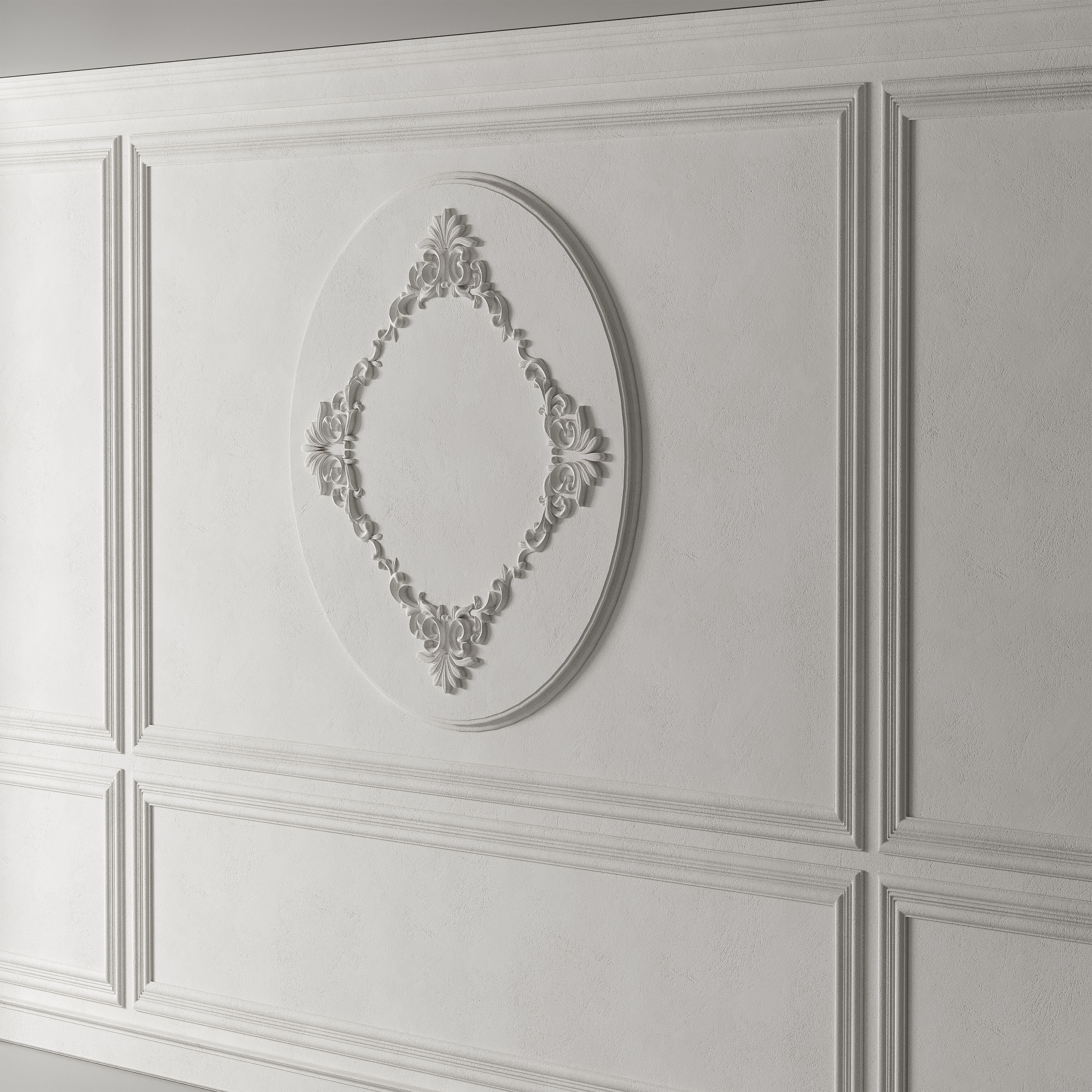 Classic 3D Wall Panel Elegant Design for Interior Decor 9 3D model_1