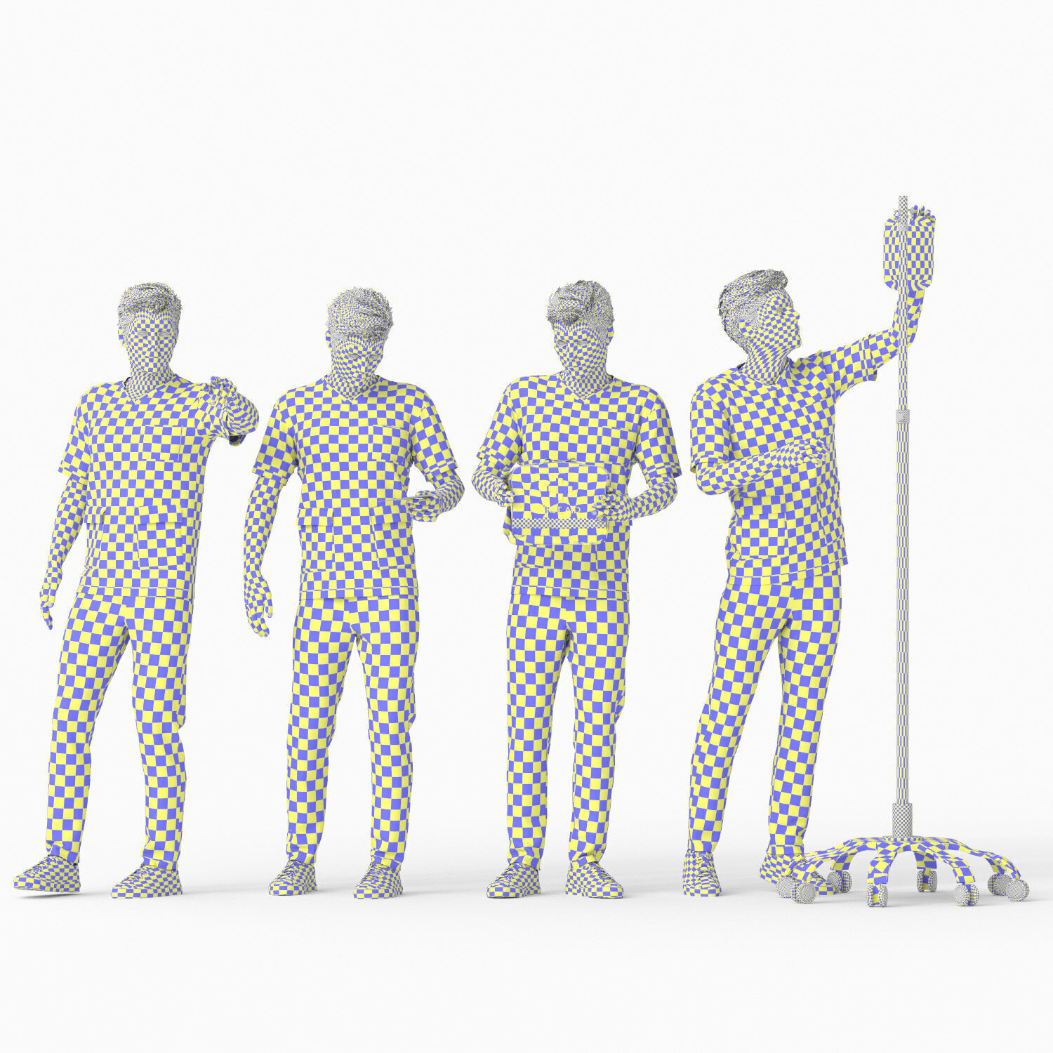 Modern Hospital Building 3D Model Low-poly 3D model_5