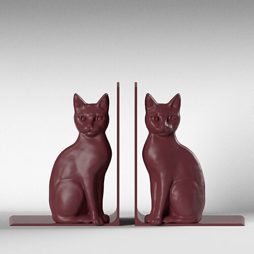 Cats Bookends 3D print model
