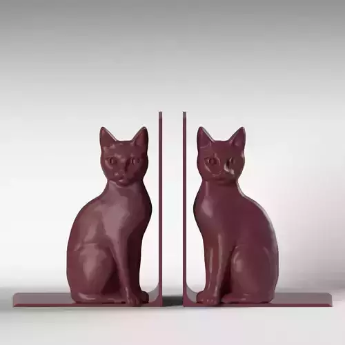 Cats Bookends 3D print model