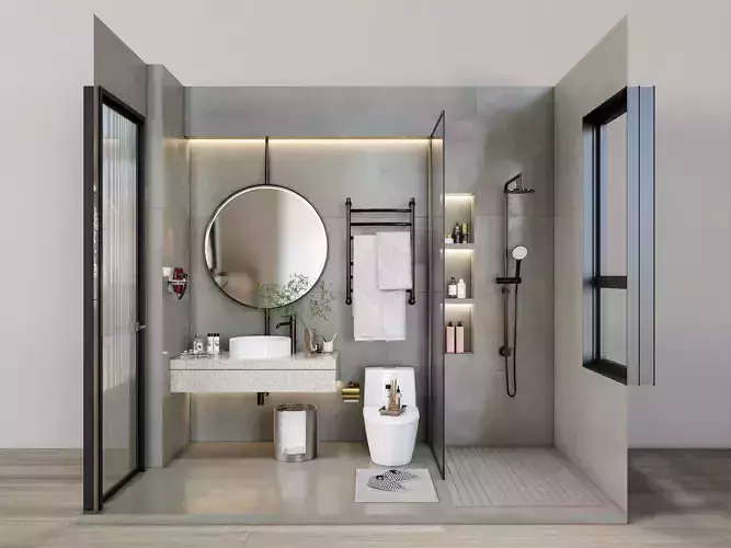 Vanity bathroom set 16
