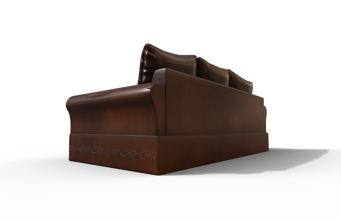 Pack 2 High-Quality 3D Sofa Low-poly 3D model_4