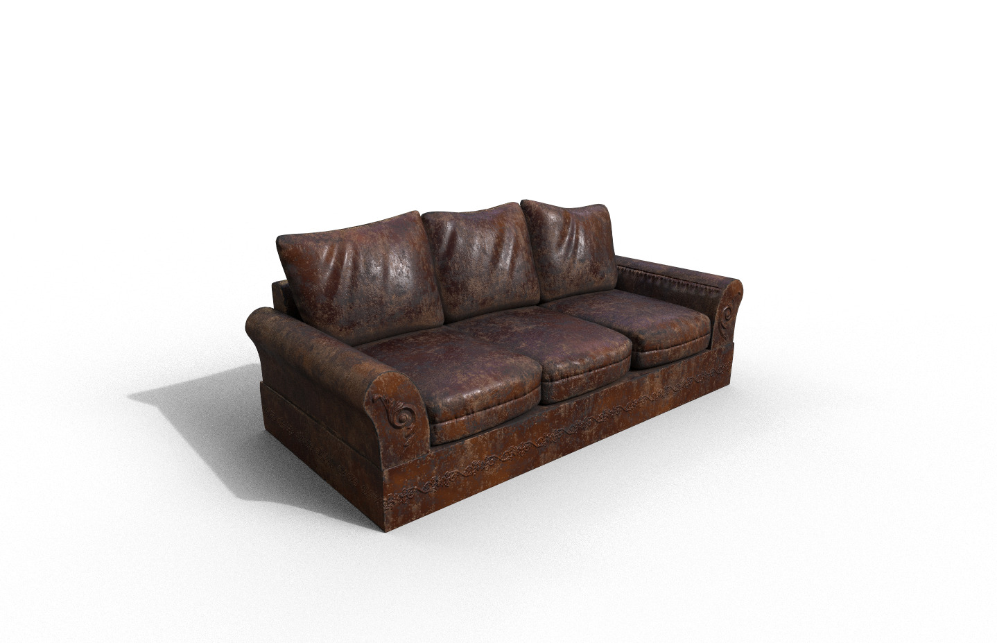 Pack 2 High-Quality 3D Sofa Low-poly 3D model_6
