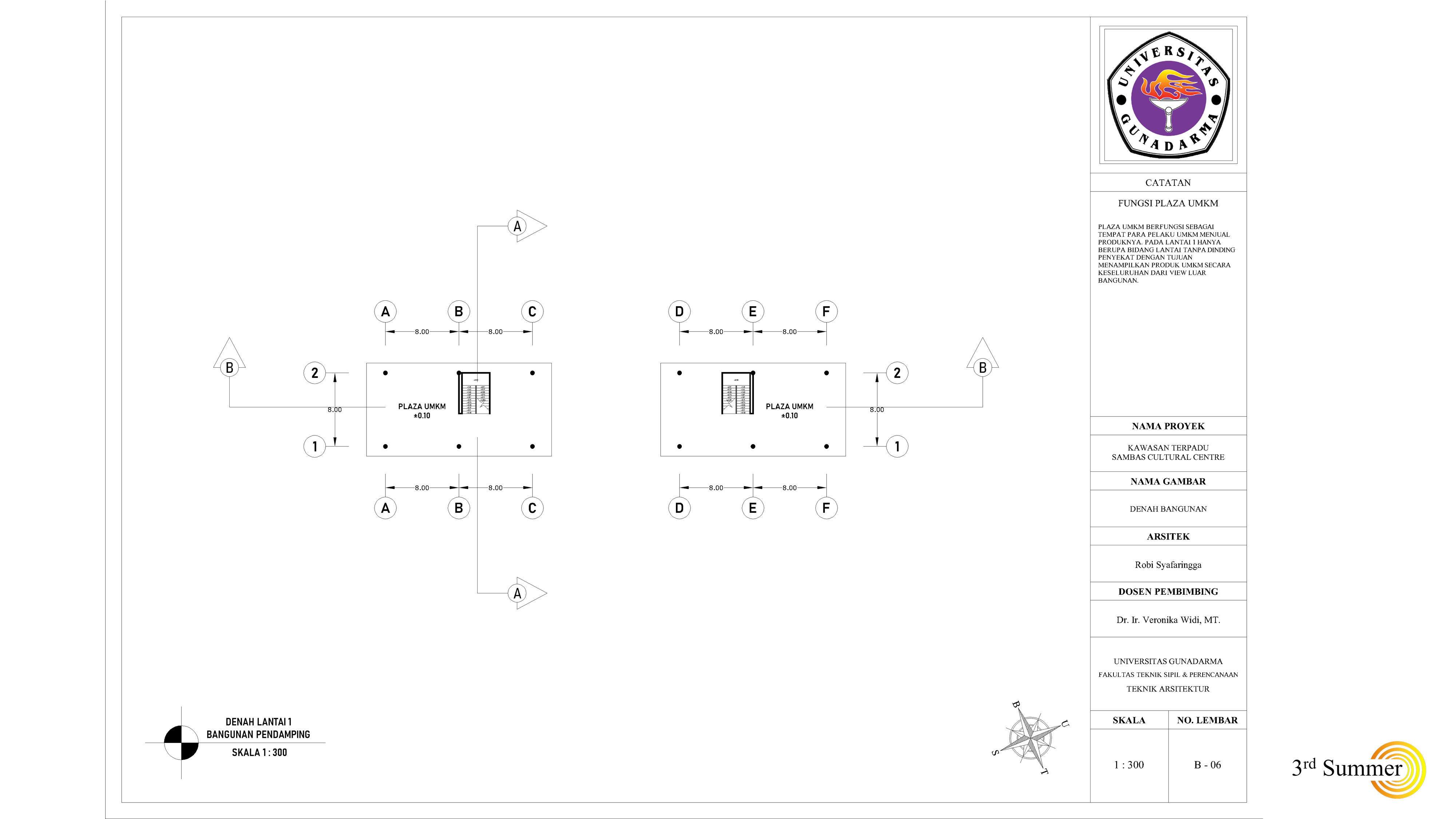 The Companion Building Of Sambas Cultural Centre 3D model_15