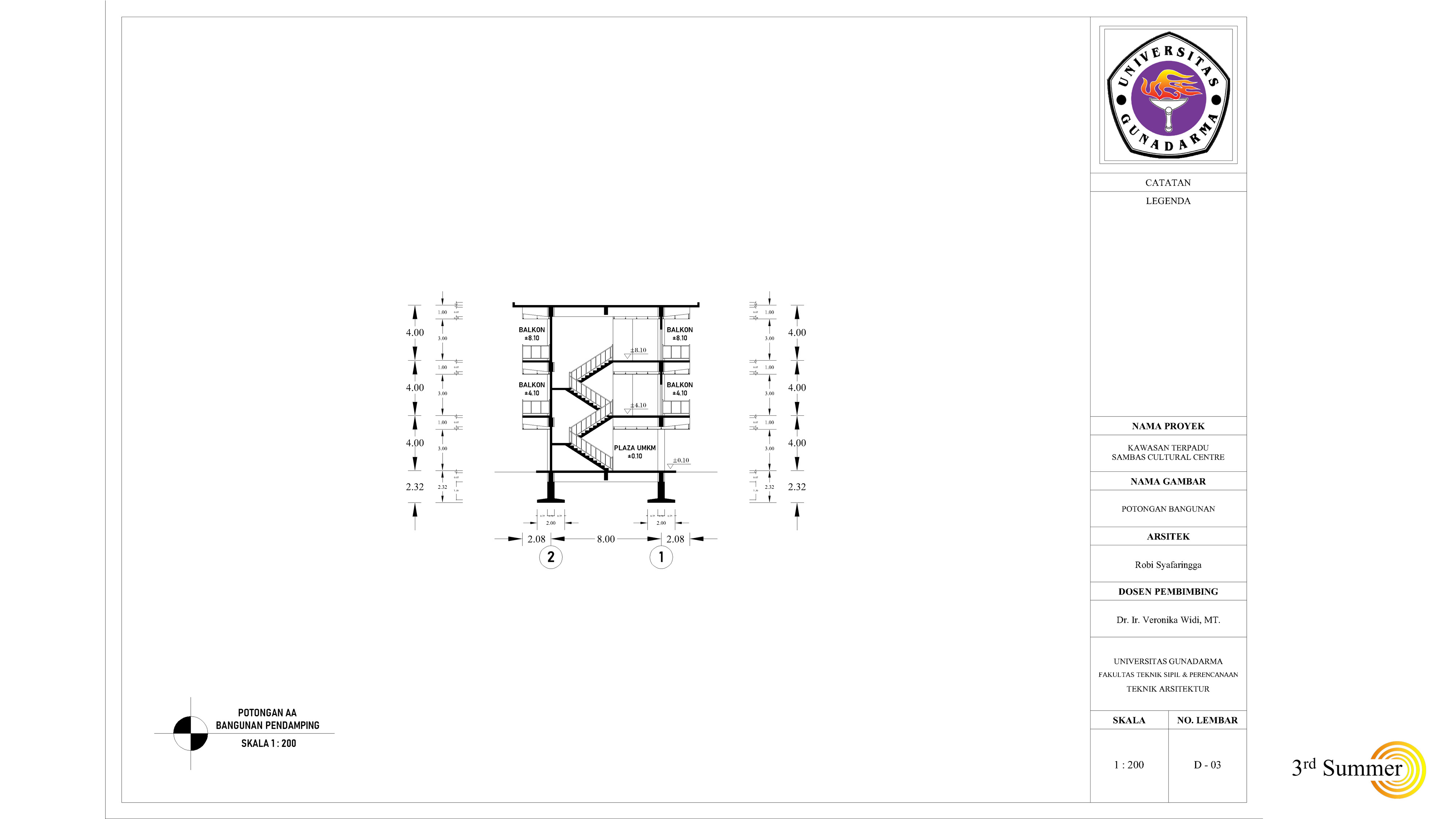 The Companion Building Of Sambas Cultural Centre 3D model_18