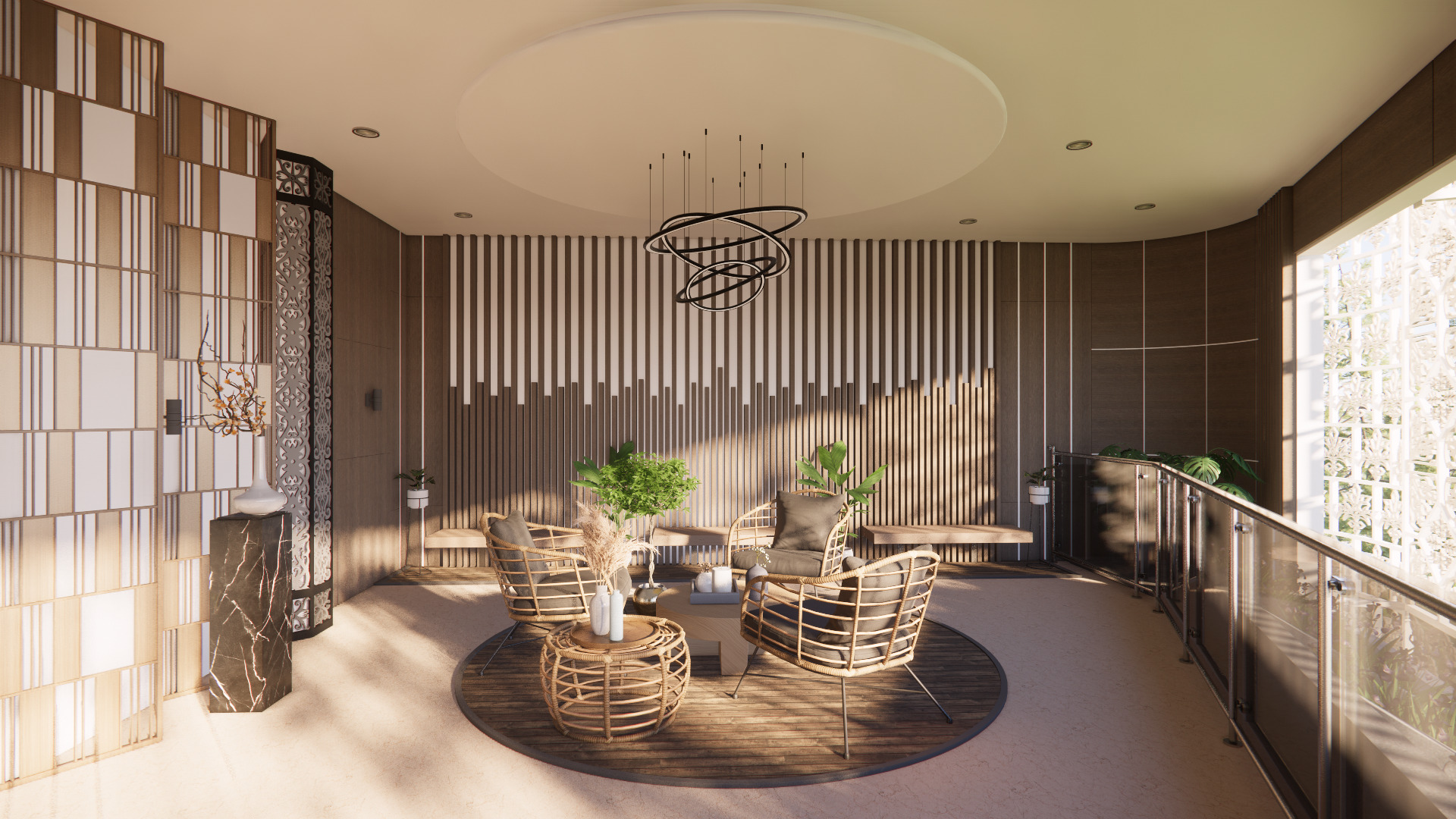 The Companion Building Of Sambas Cultural Centre 3D model_4