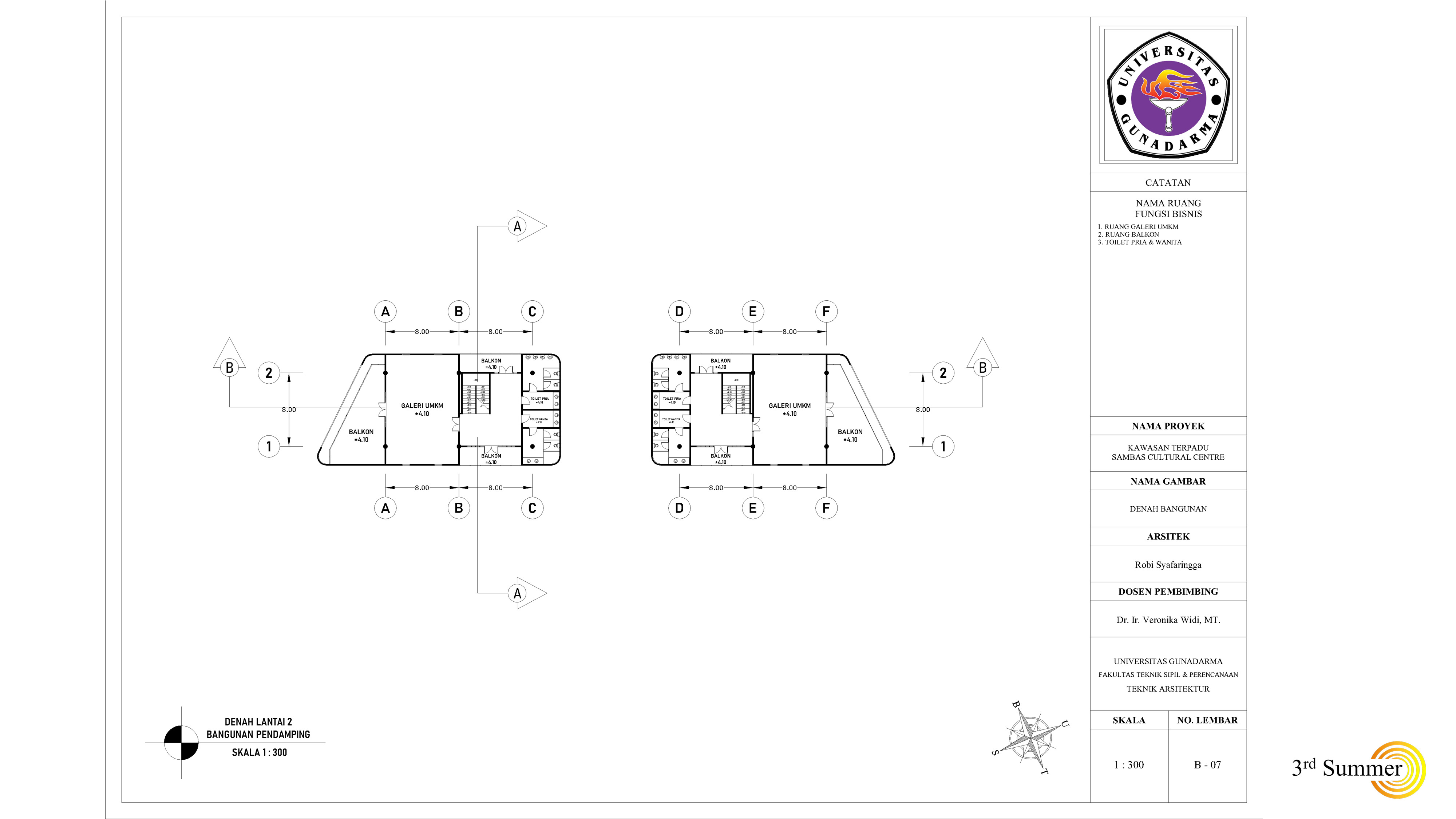 The Companion Building Of Sambas Cultural Centre 3D model_16
