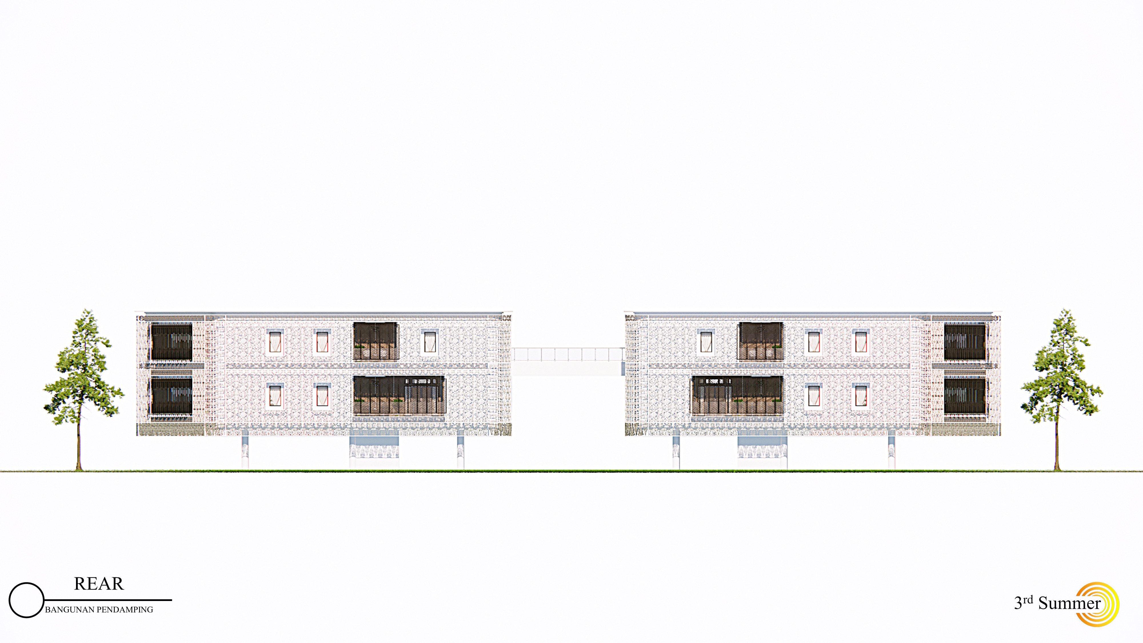 The Companion Building Of Sambas Cultural Centre 3D model_13