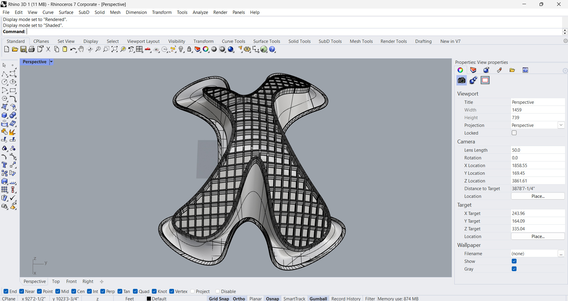 Parametric Library Architectural 3D model 3D model_9