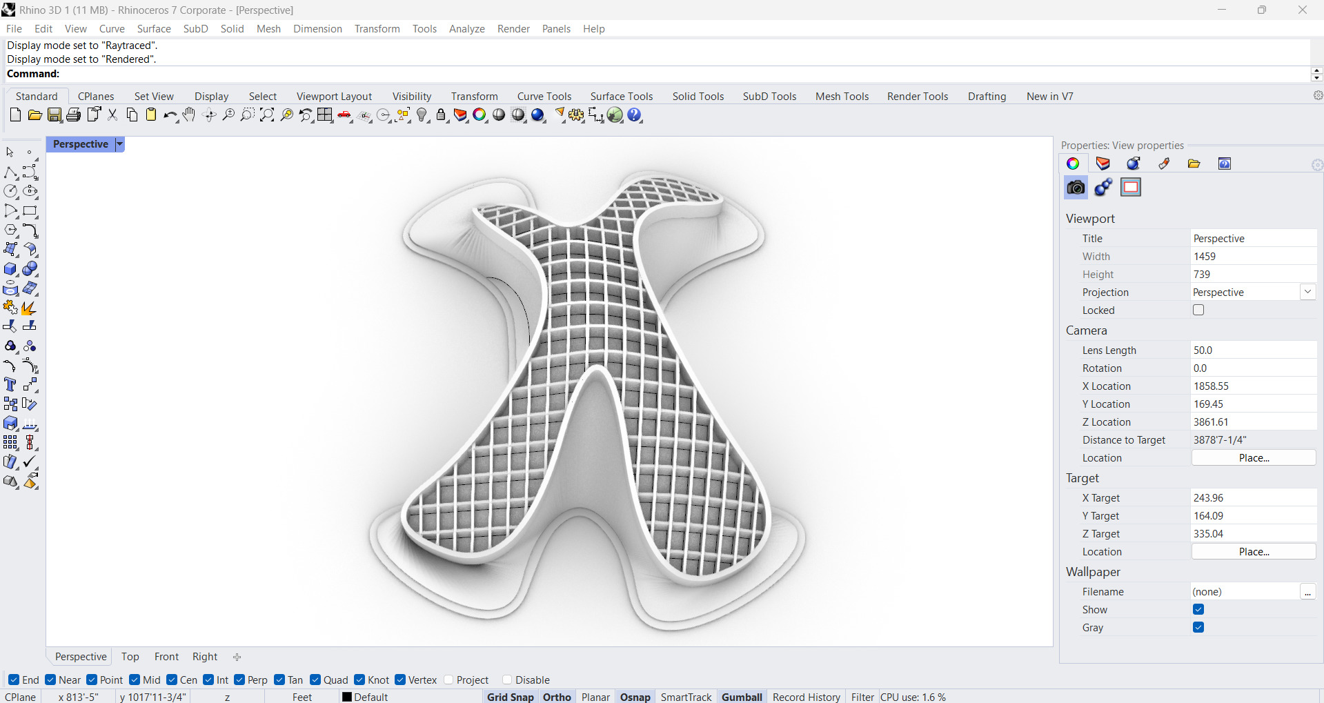 Parametric Library Architectural 3D model 3D model_8