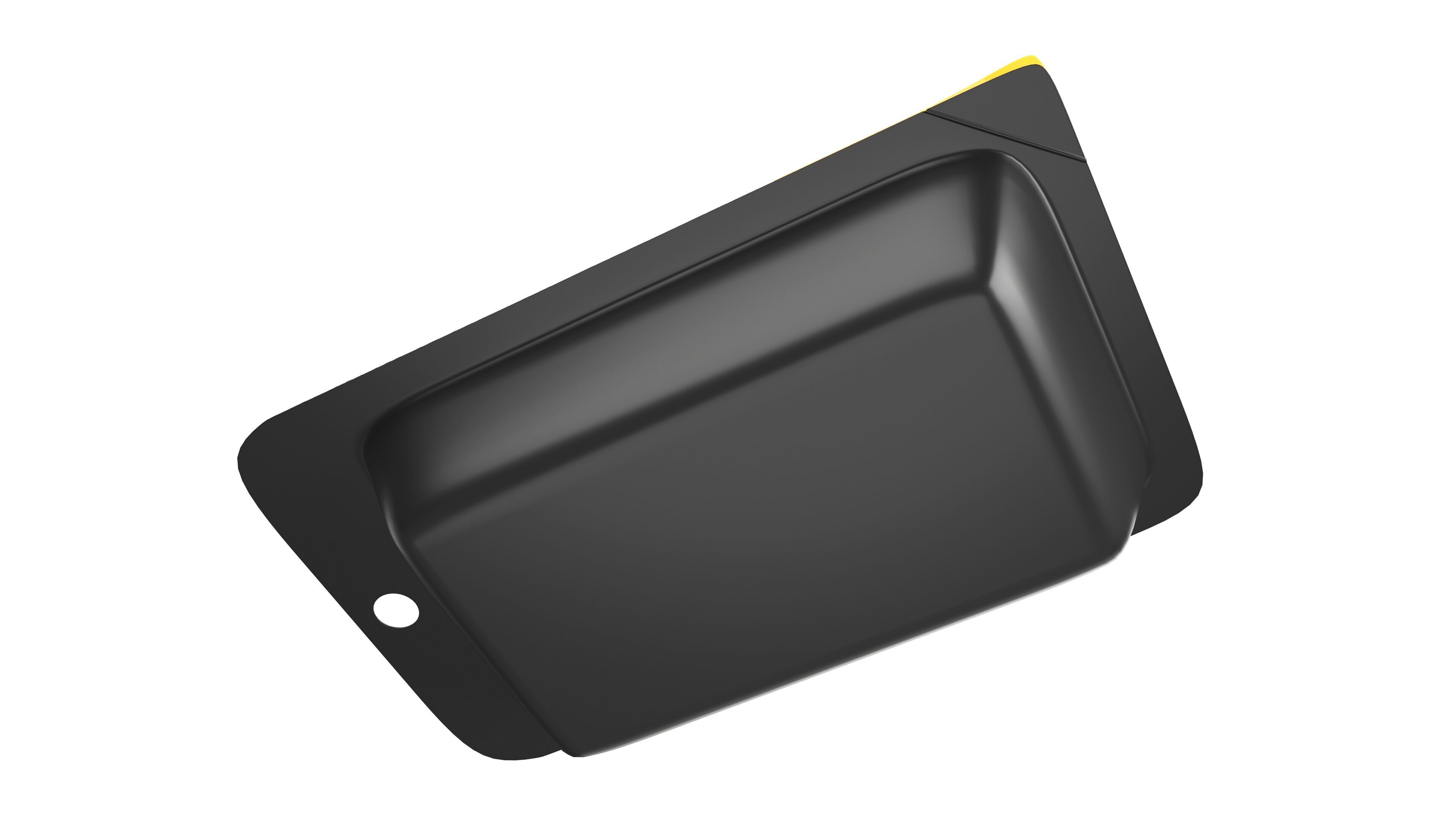 Chicken cutlets in breadcrumbs with packaging Low-poly 3D model_3