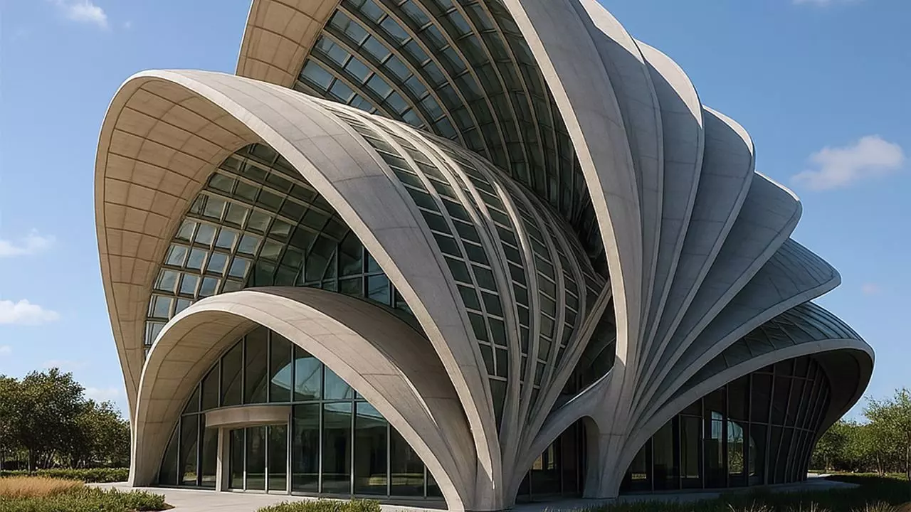 3D Parametric Museum Architectural 3D model 3D model