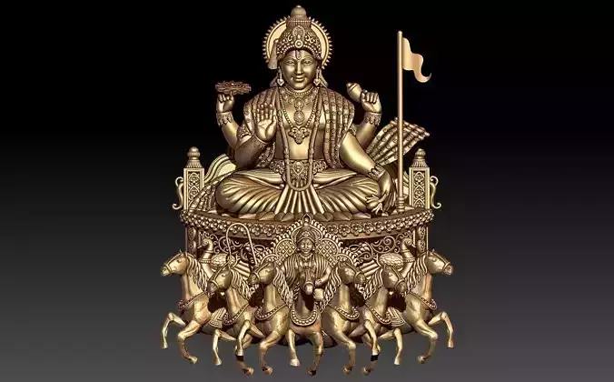 surya bhagavan 3d model stl file 
