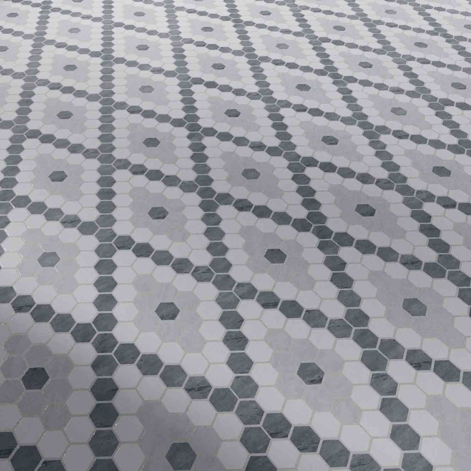 Tile Mosaic Artistic Riverside Drive Diamond - Set 28 Texture_2