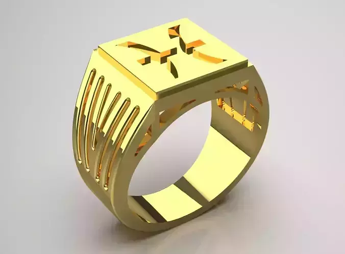 man gold ring mr0189