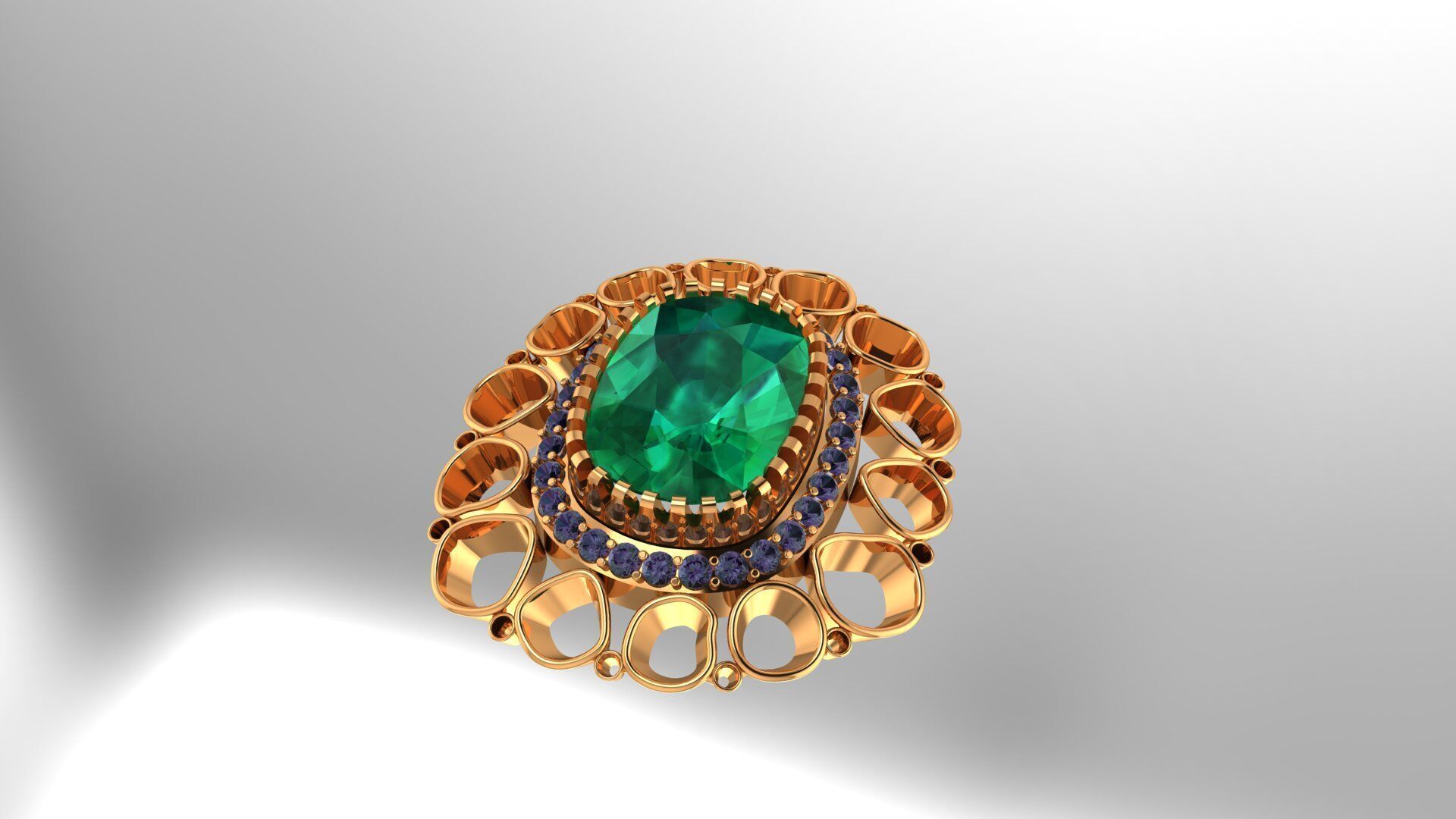 Pendent and tops 3D print model_1