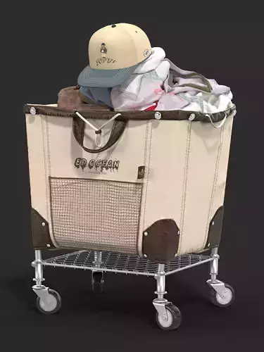 Clothes Hamper with Snapback