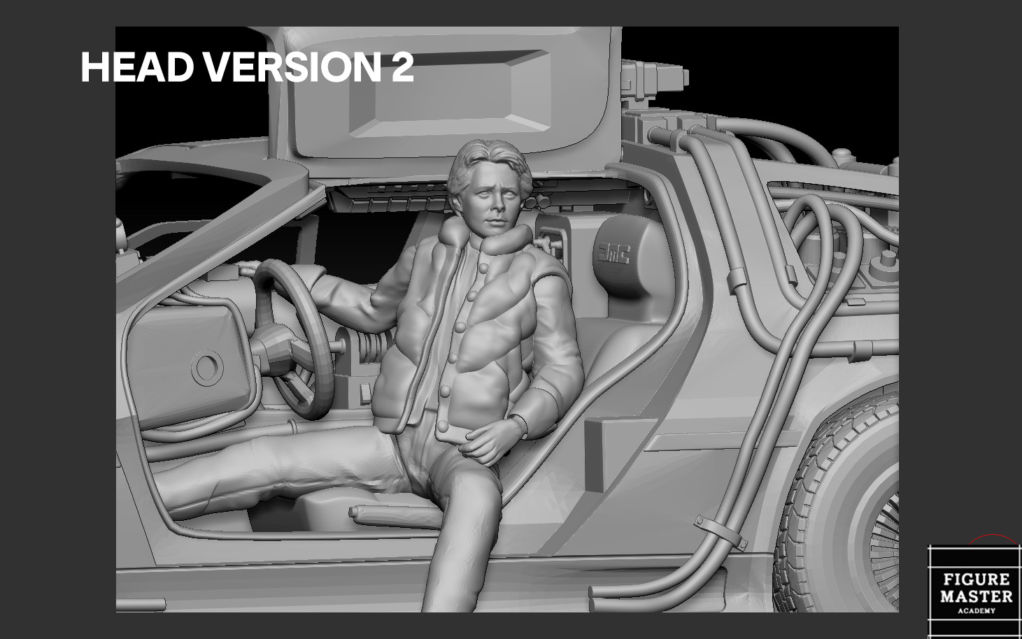 MARTY MCFLY DOC EMMETT BROWN  BACK TO THE FUTURE 1-24 SCALED 3D print model_5