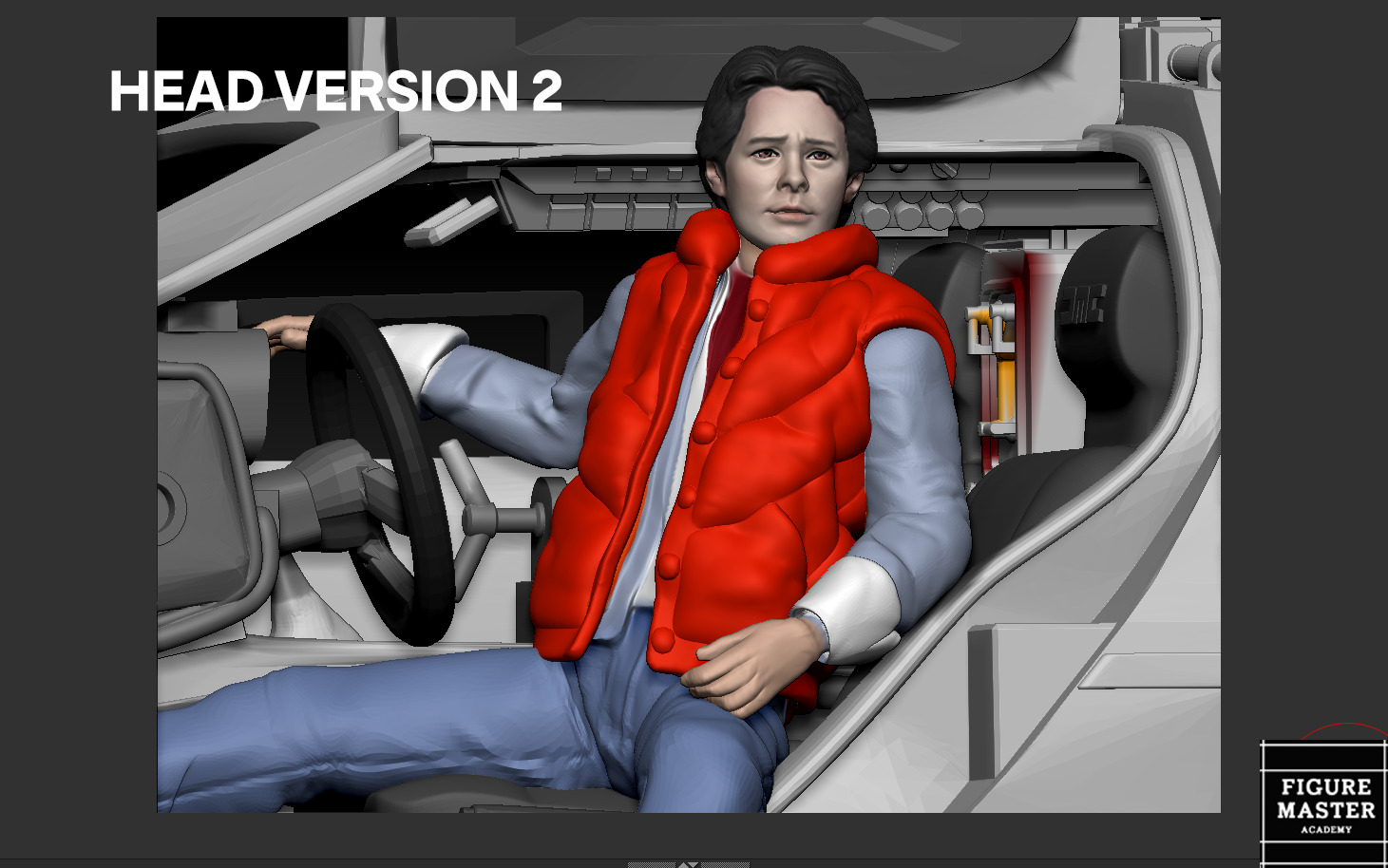 MARTY MCFLY DOC EMMETT BROWN  BACK TO THE FUTURE 1-24 SCALED 3D print model_4