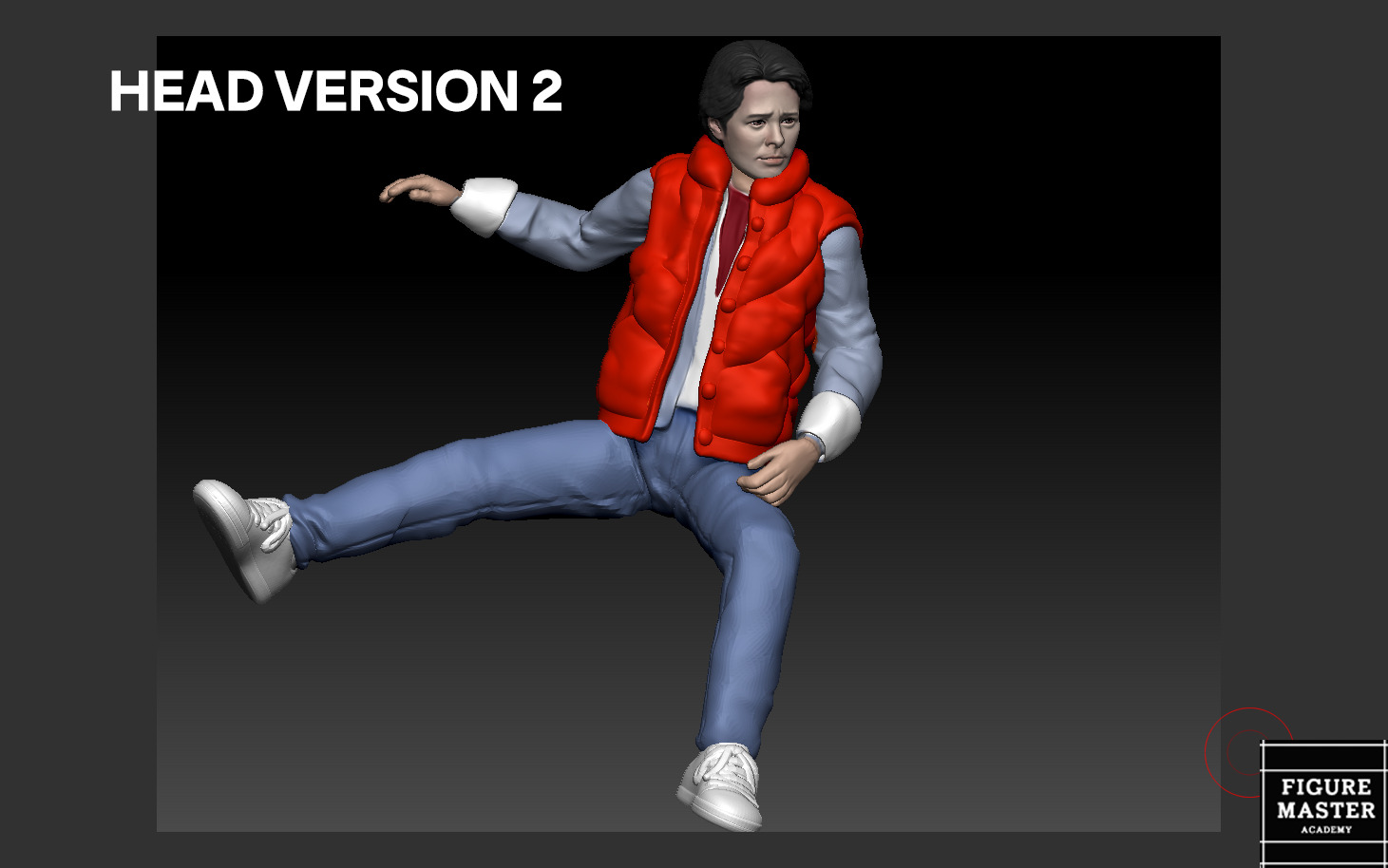 MARTY MCFLY DOC EMMETT BROWN  BACK TO THE FUTURE 1-24 SCALED 3D print model_17