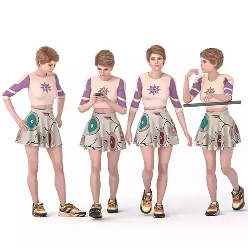 Character in Everyday - Worn Casual Wear - Archviz