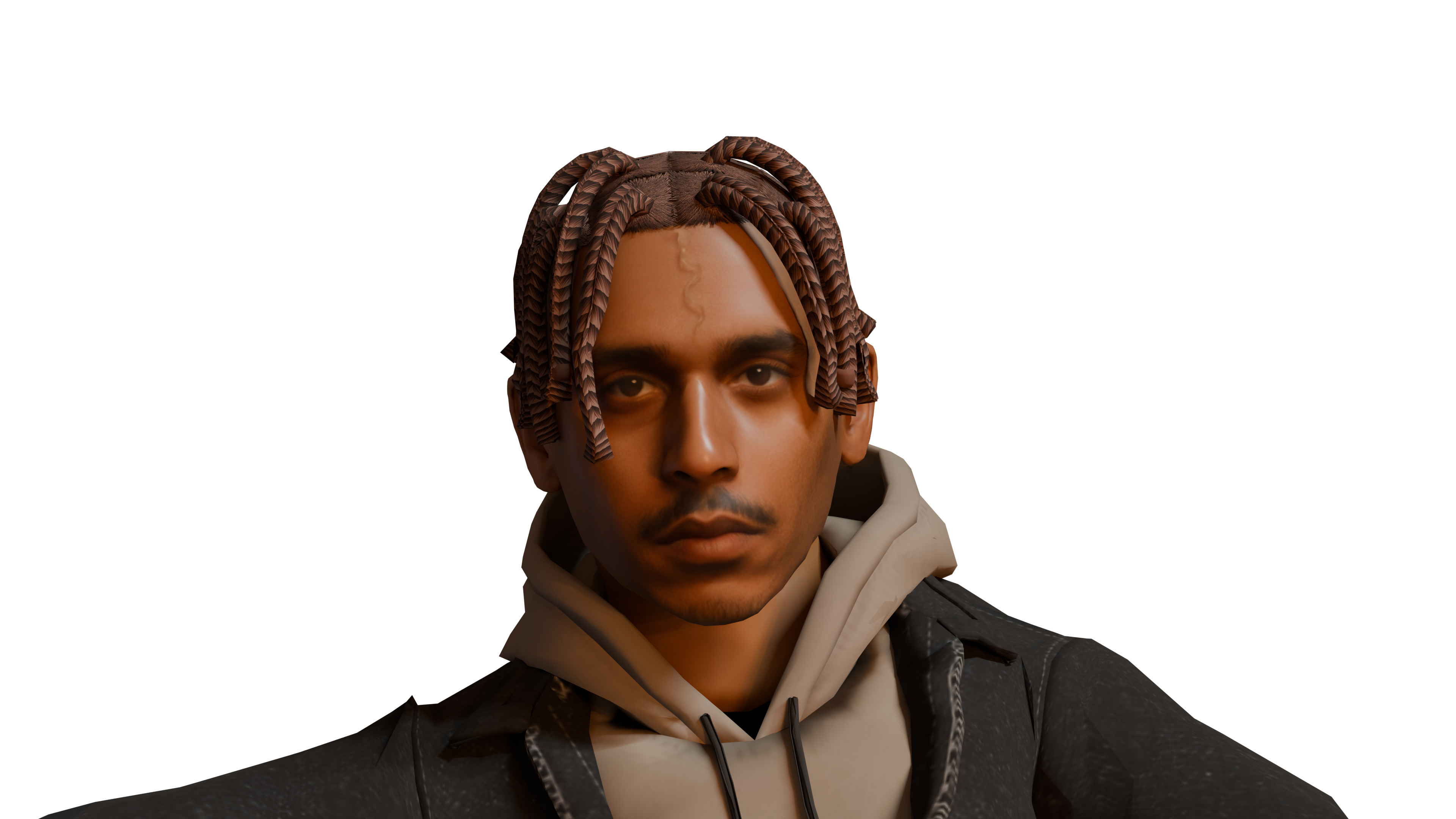 LayLow Low-poly 3D model_1