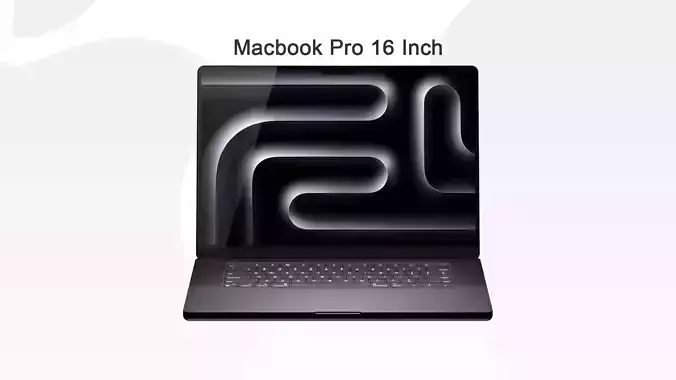 MacBook Pro 16-inch 2023 by Apple 3D model