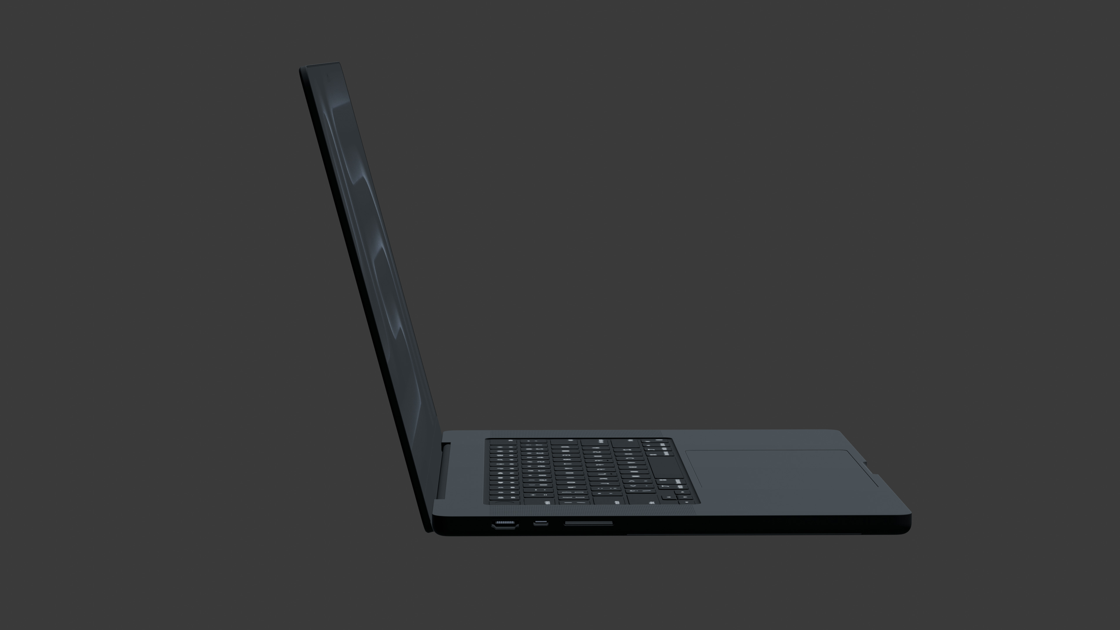 MacBook Pro 16-inch 2023 by Apple 3D model_11