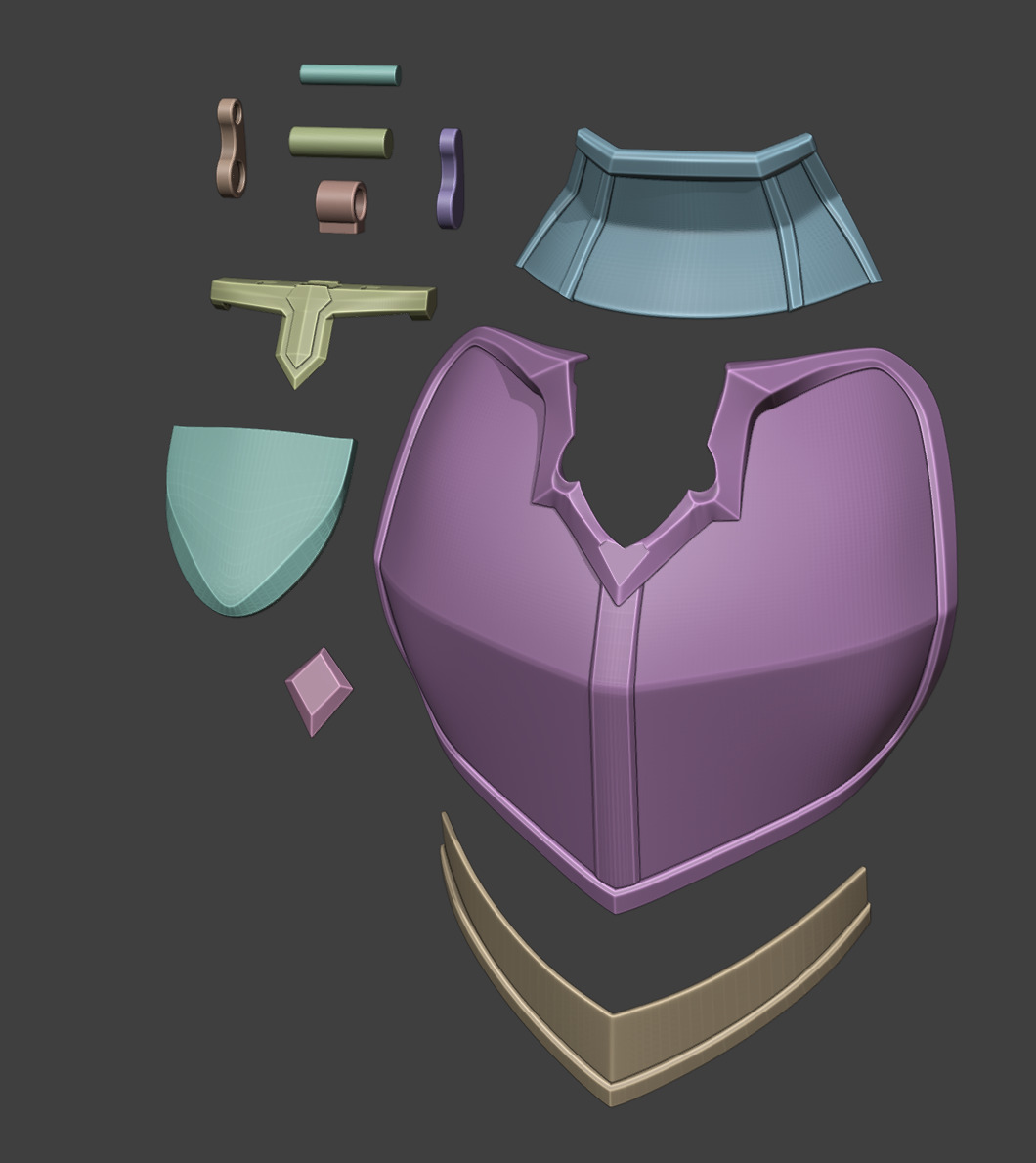 wild rift Jayce Armor for Cosplay 3D print model_13