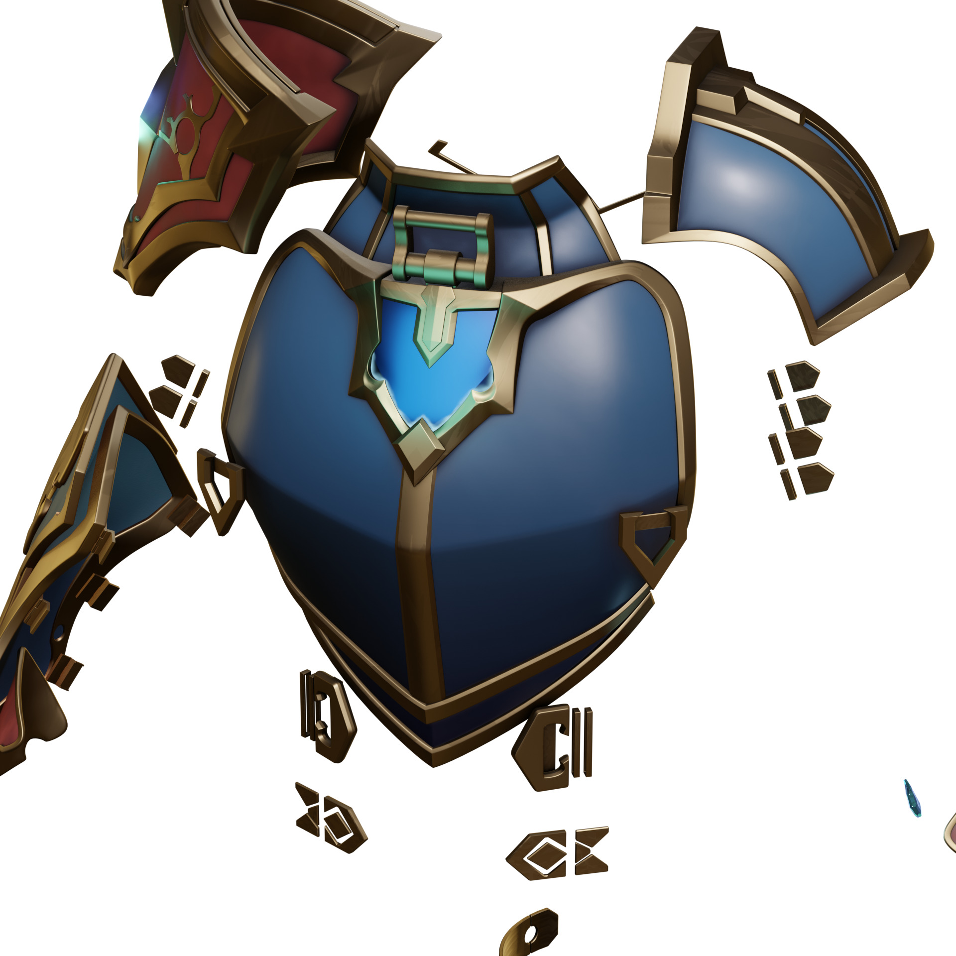 wild rift Jayce Armor for Cosplay 3D print model_2