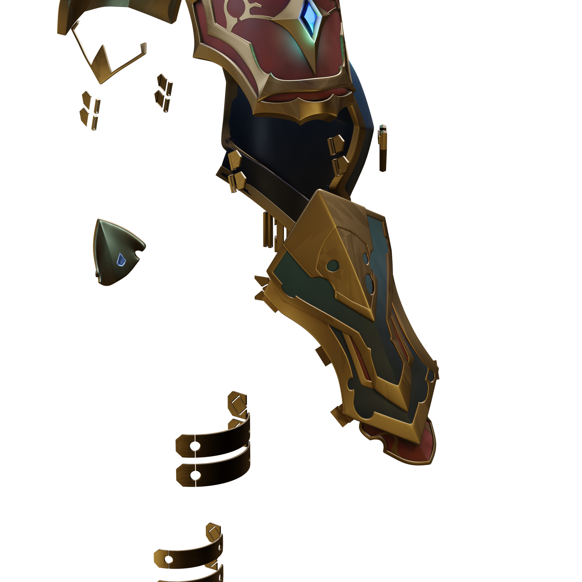 wild rift Jayce Armor for Cosplay 3D print model_6