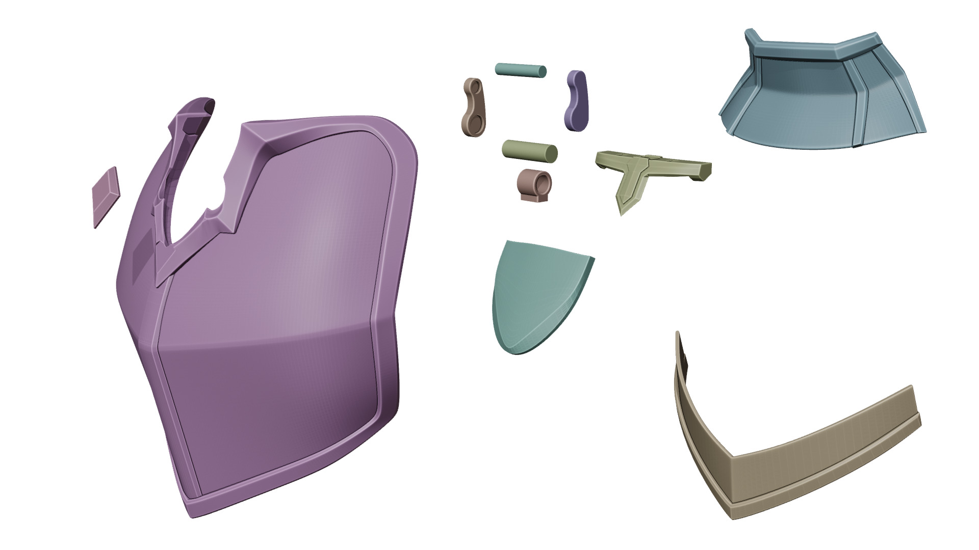 wild rift Jayce Armor for Cosplay 3D print model_11