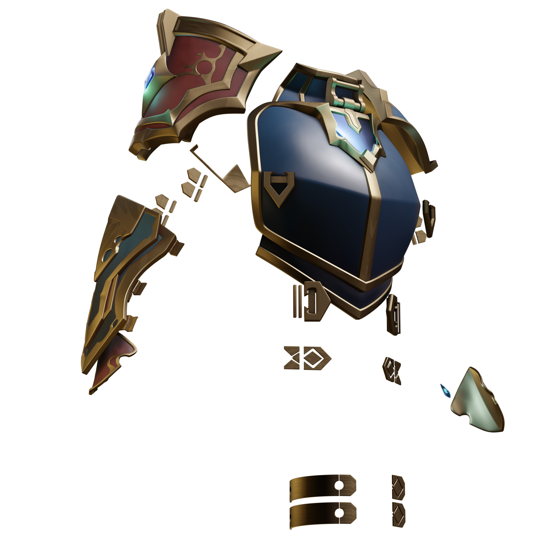 wild rift Jayce Armor for Cosplay 3D print model_10