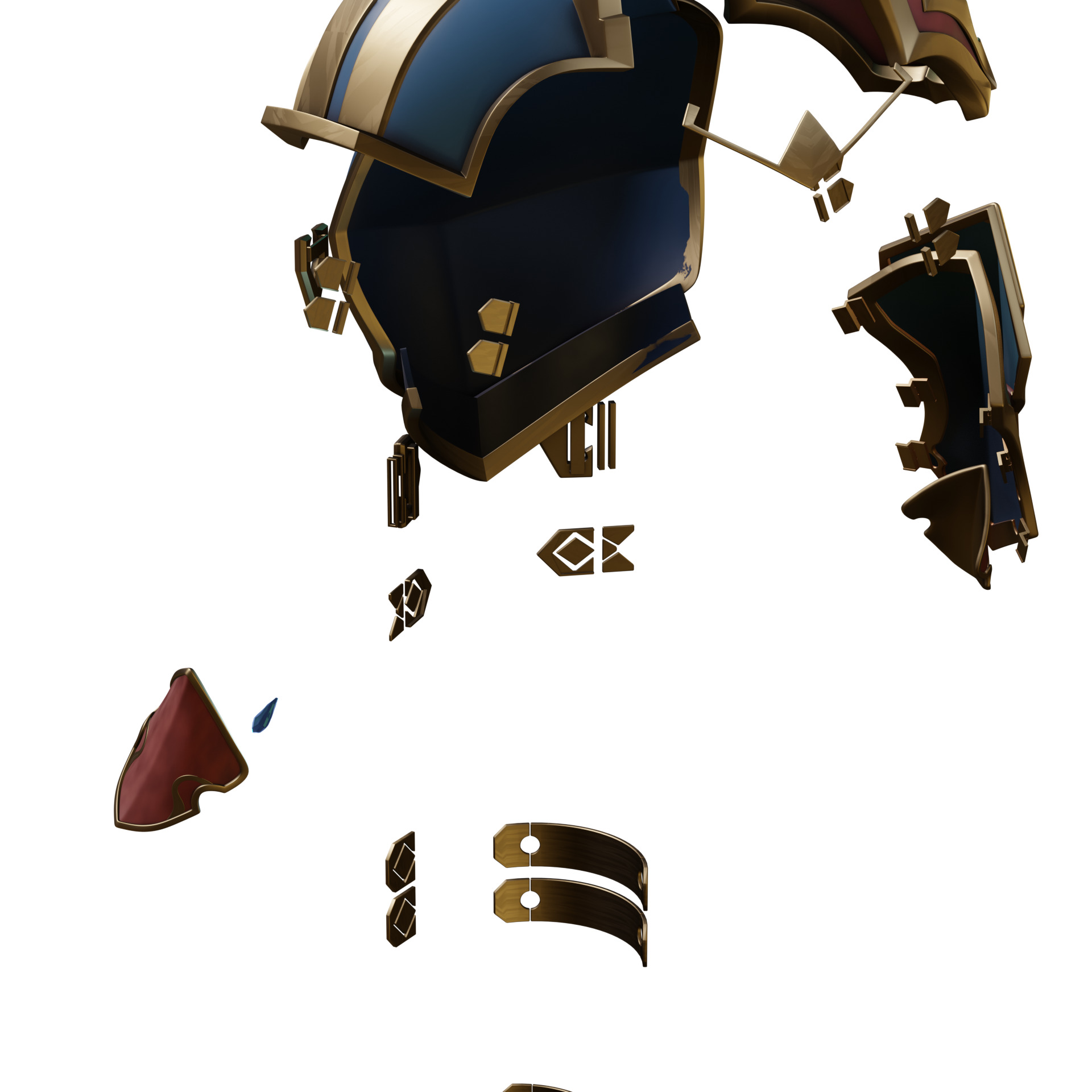 wild rift Jayce Armor for Cosplay 3D print model_7