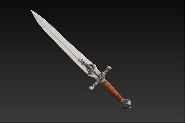 Medieval Infantry Spear  Realistic 3D Model Low-poly 3D model