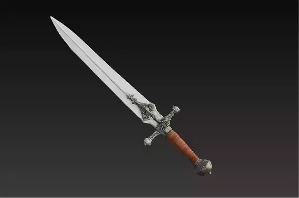 Medieval Infantry Spear  Realistic 3D Model