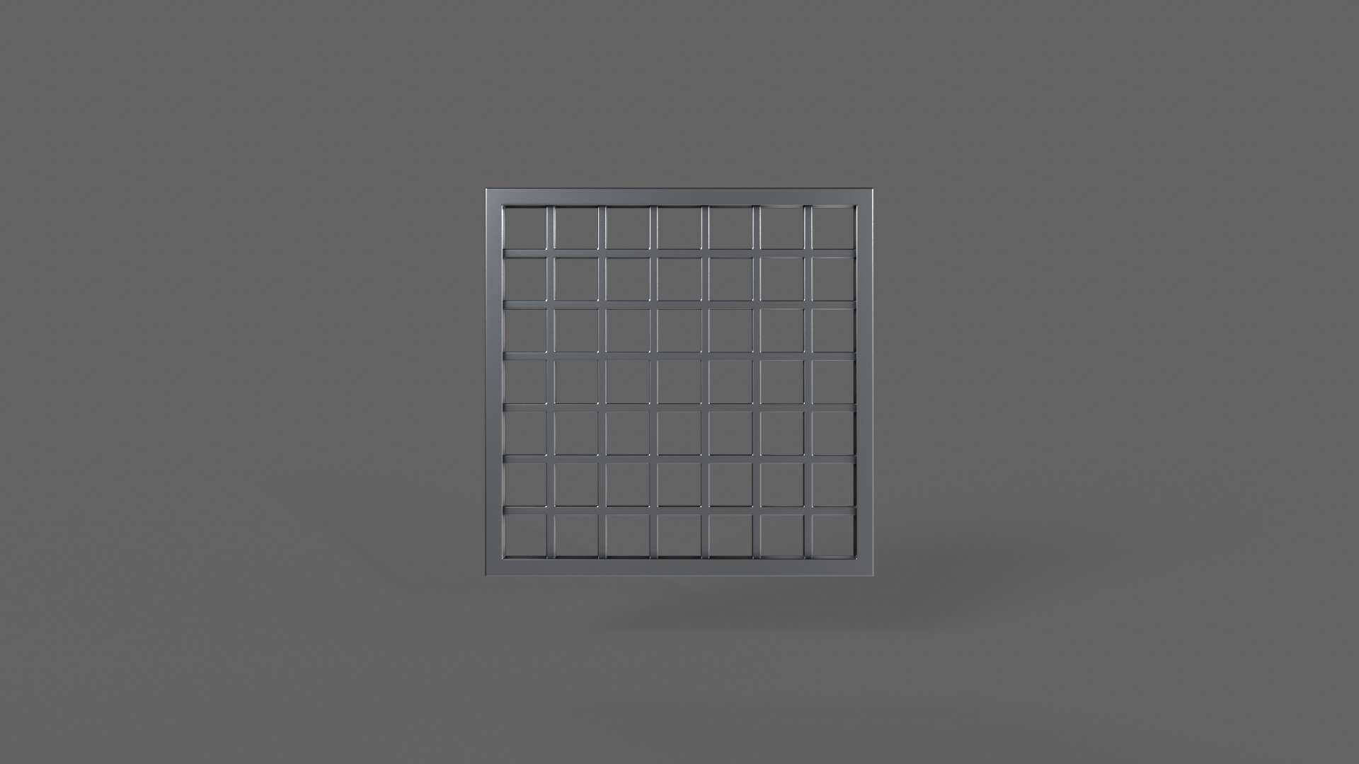 PBR Prison Window 2 Low-poly 3D model_3