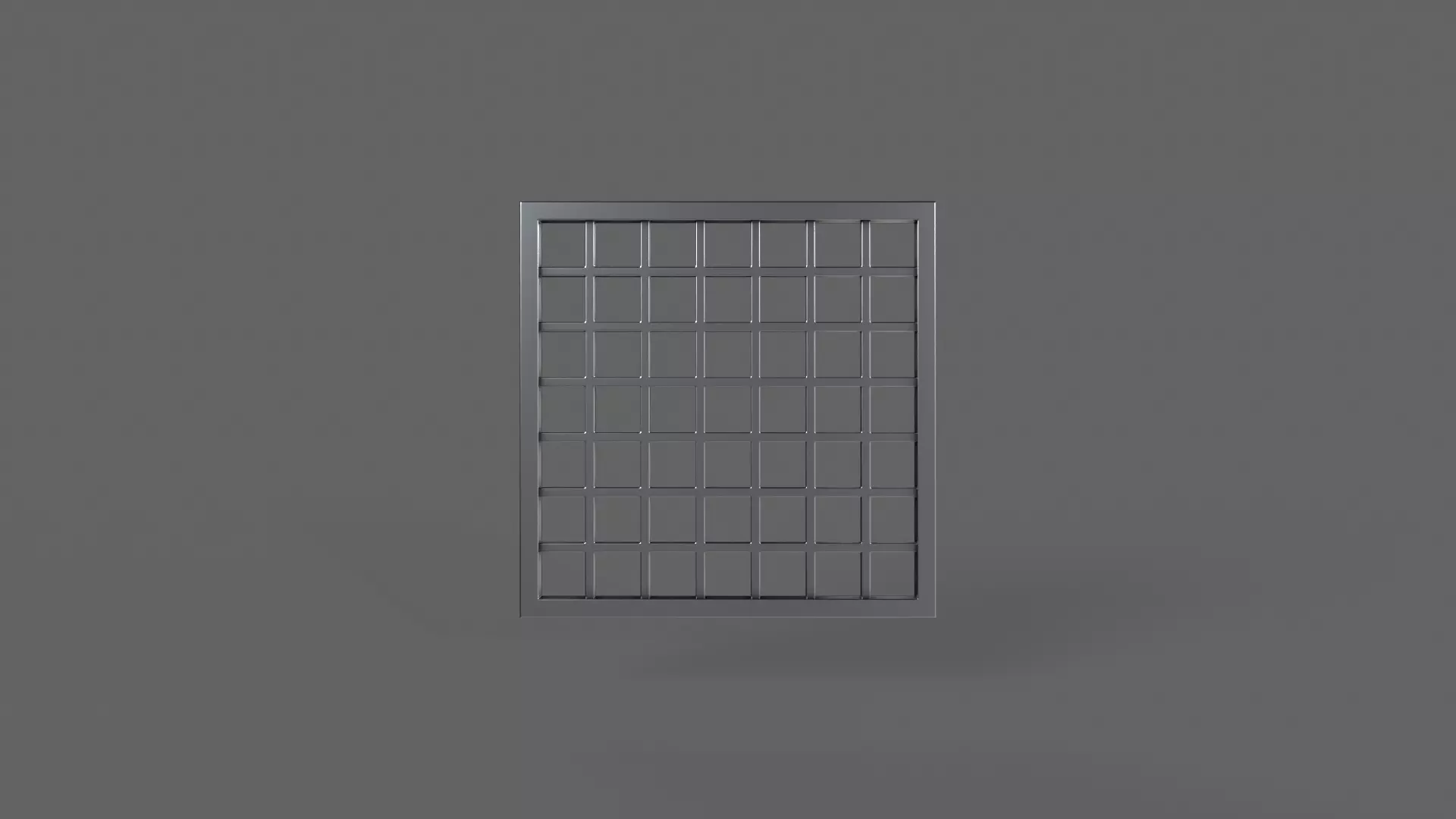 PBR Prison Window 2 Low-poly 3D model_0